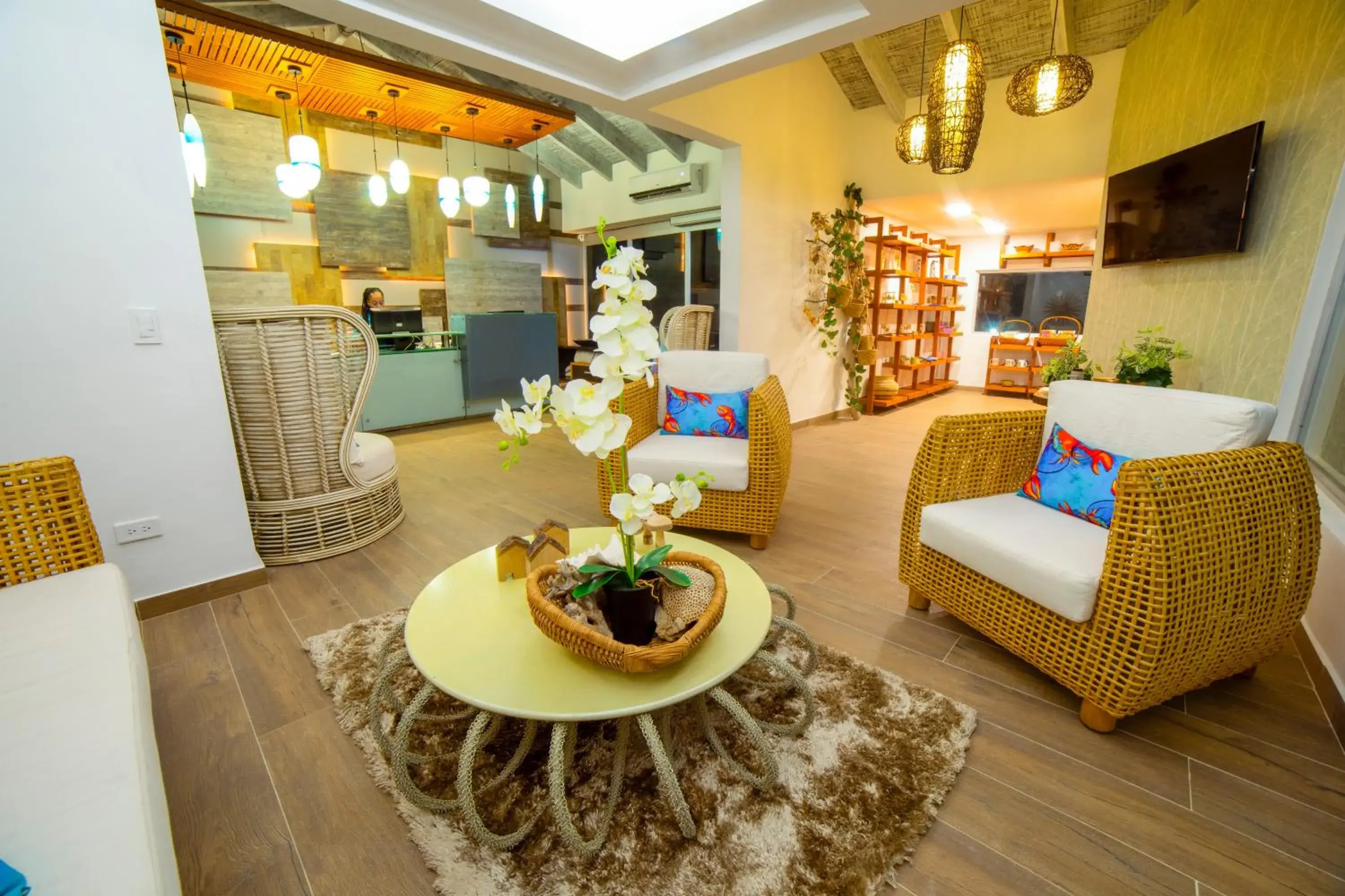 Lobby or reception in Solare SAI Ecohotel Lobby or reception in Solare SAI Ecohotel