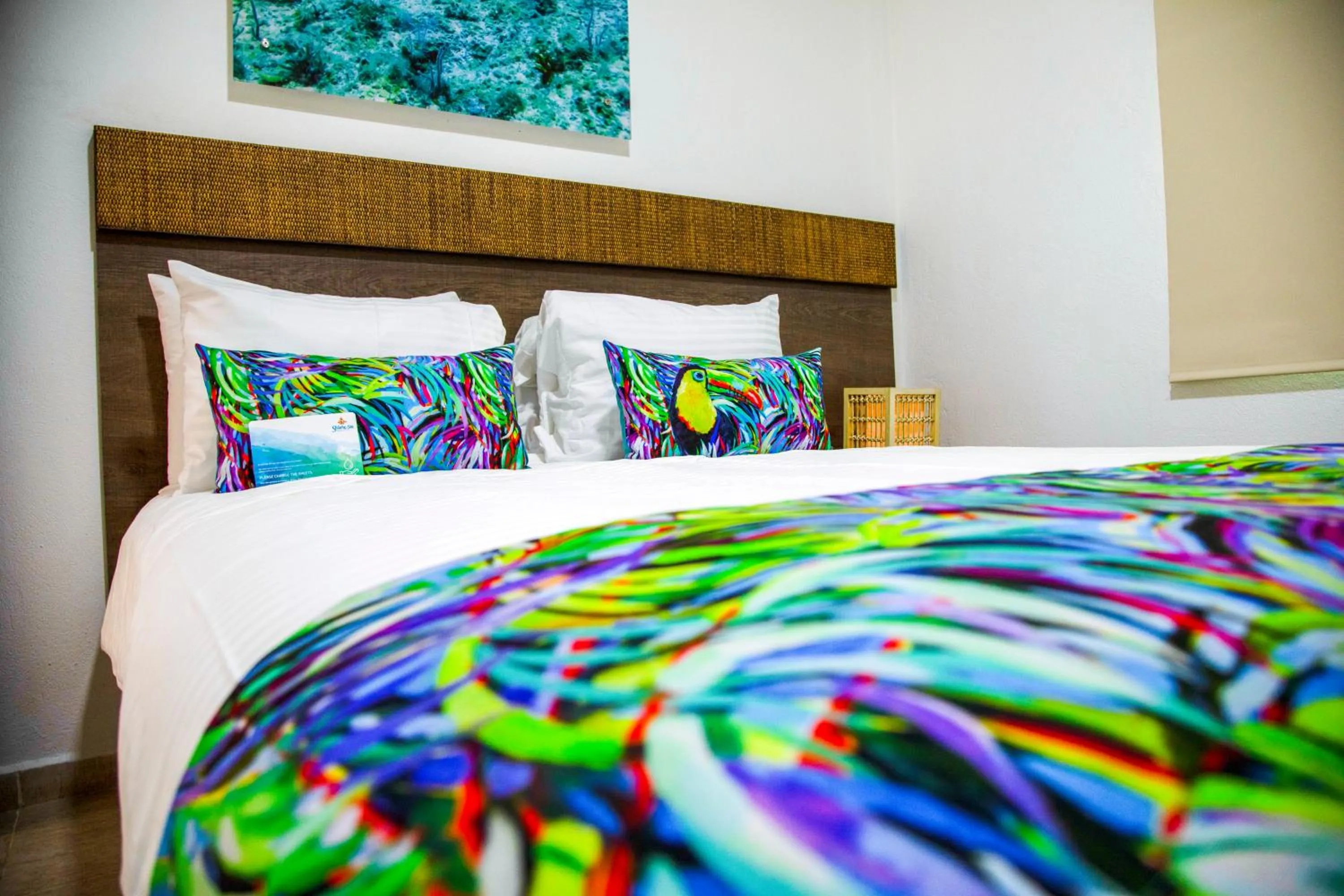 Bed in Solare SAI Ecohotel