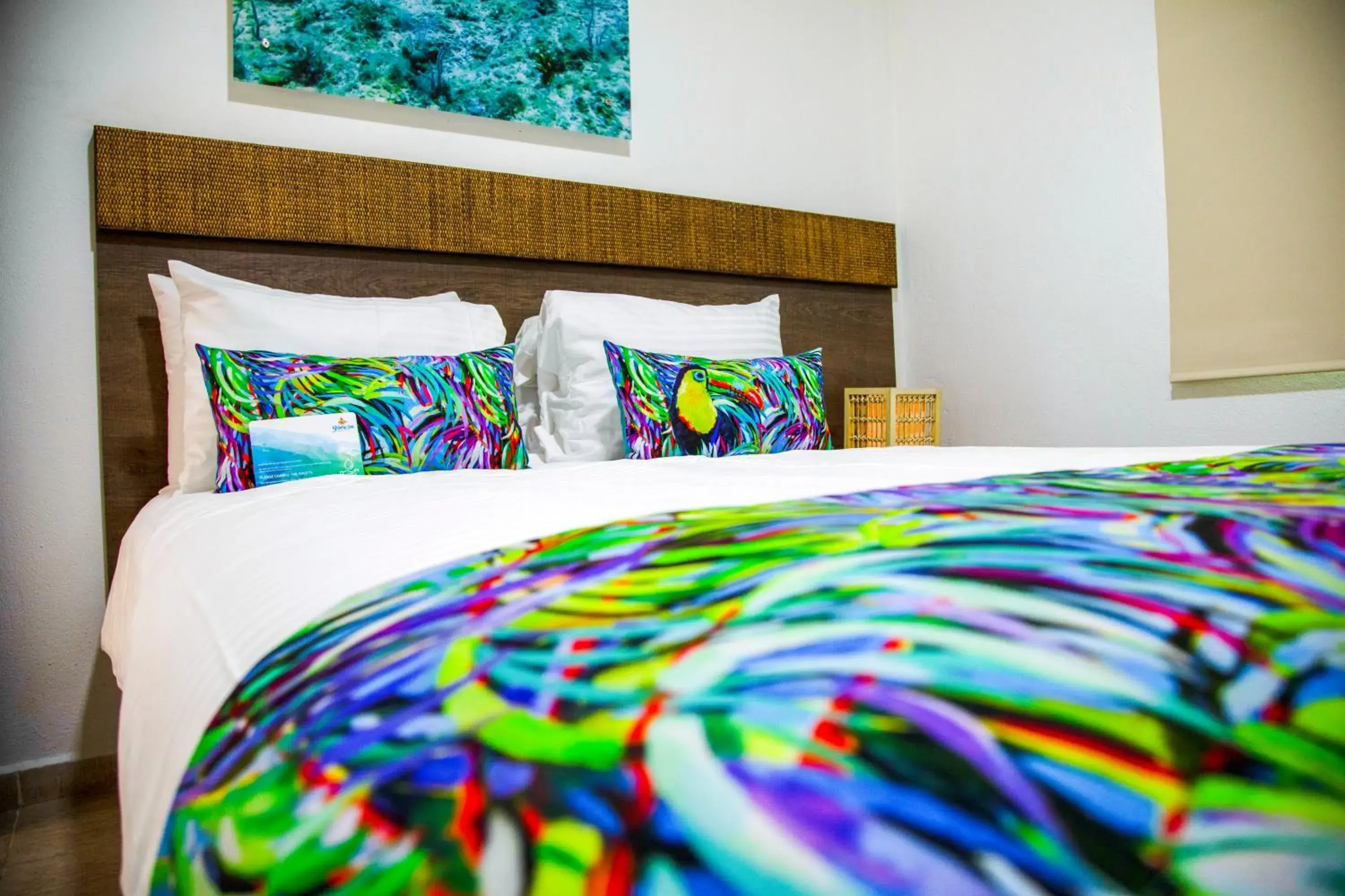 Bed in Solare SAI Ecohotel Bed in Solare SAI Ecohotel