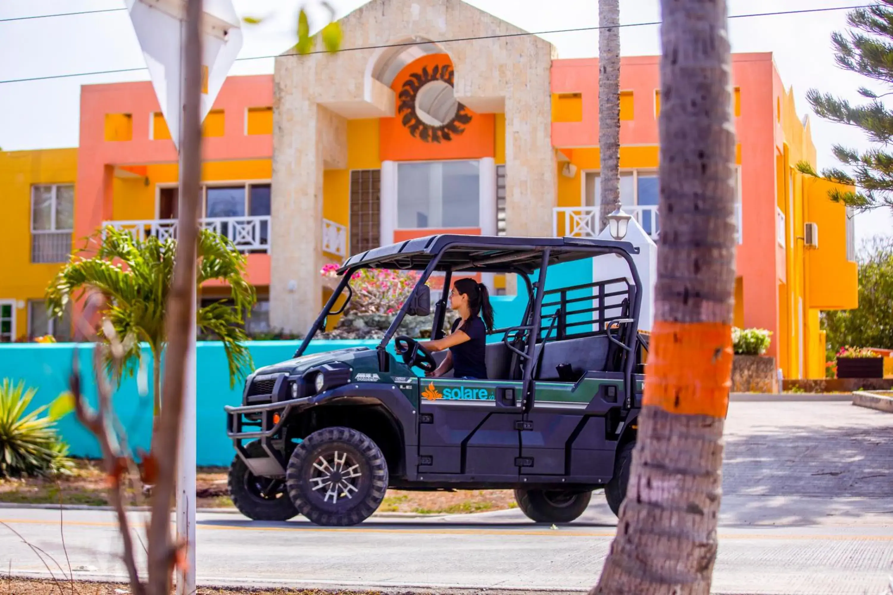 Facade/entrance in Solare SAI Ecohotel Facade/entrance in Solare SAI Ecohotel