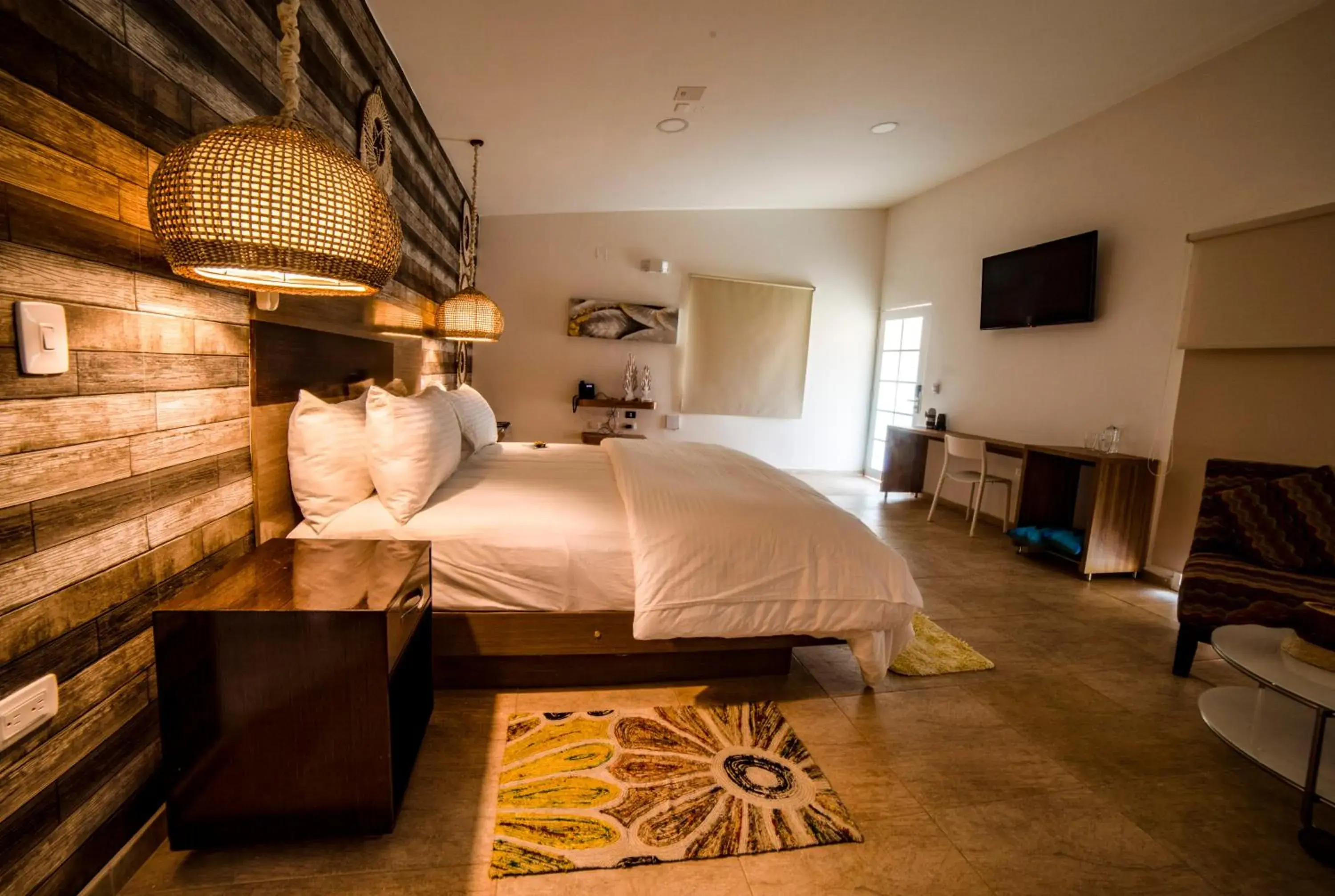 Bed in Solare SAI Ecohotel Bed in Solare SAI Ecohotel