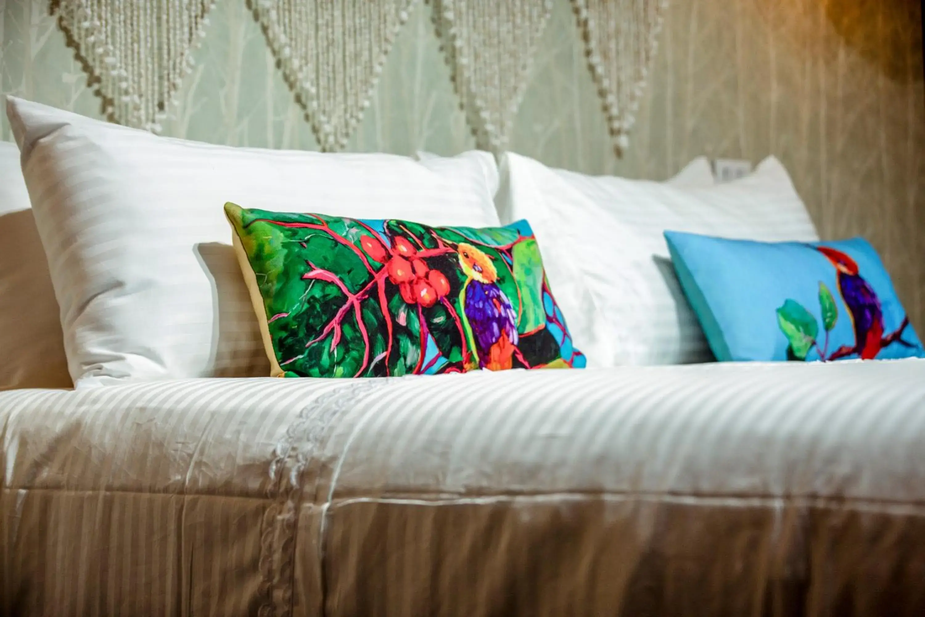 Bed in Solare SAI Ecohotel Bed in Solare SAI Ecohotel