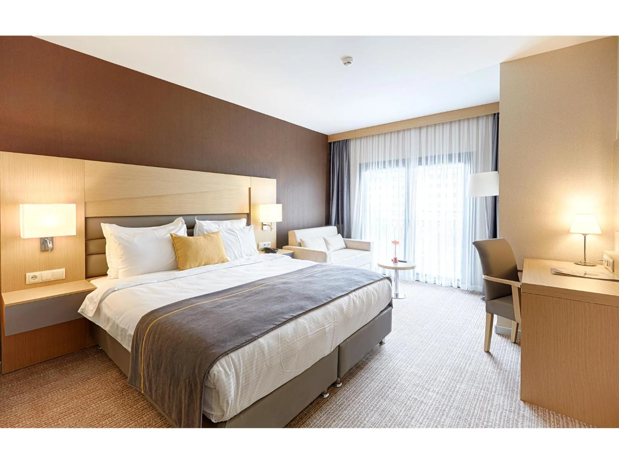 Bed in Kordon Hotel Çankaya