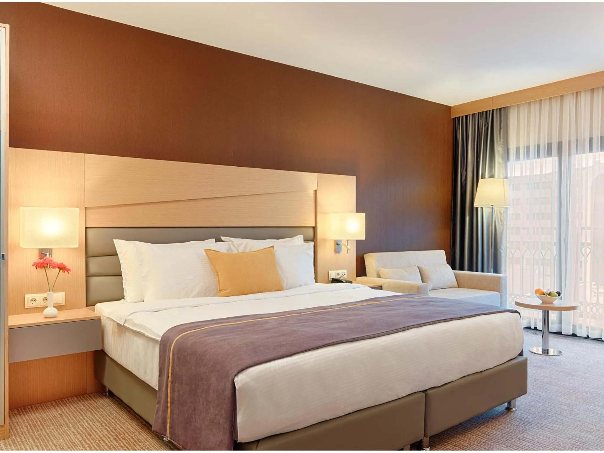 Coffee/tea facilities, Bed in Kordon Hotel Çankaya