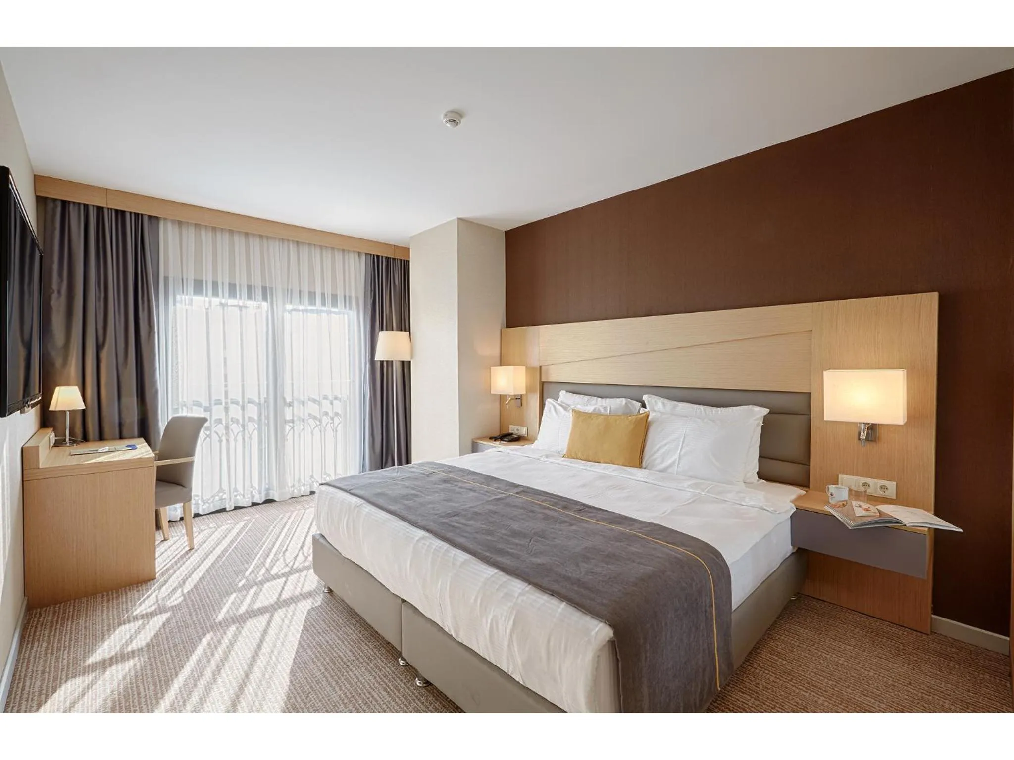 Decorative detail, Bed in Kordon Hotel Çankaya