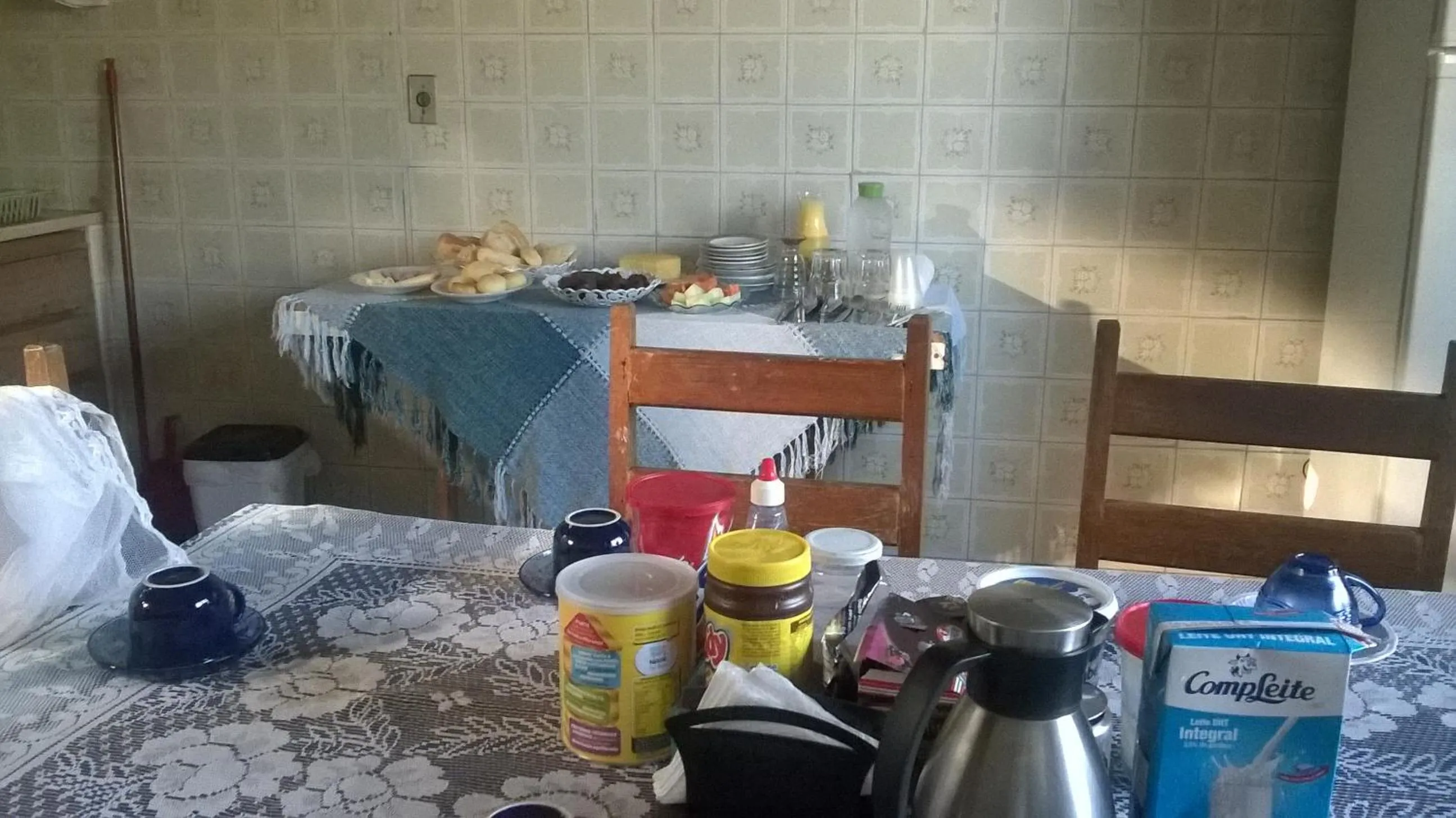 Dining area, Bed in Pousada Ana Poipa