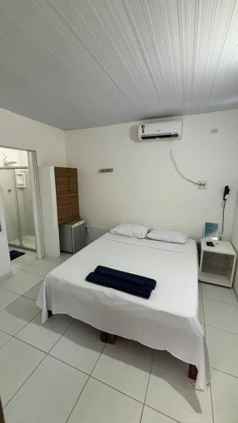 Bed in Pousada Estrela do Mar