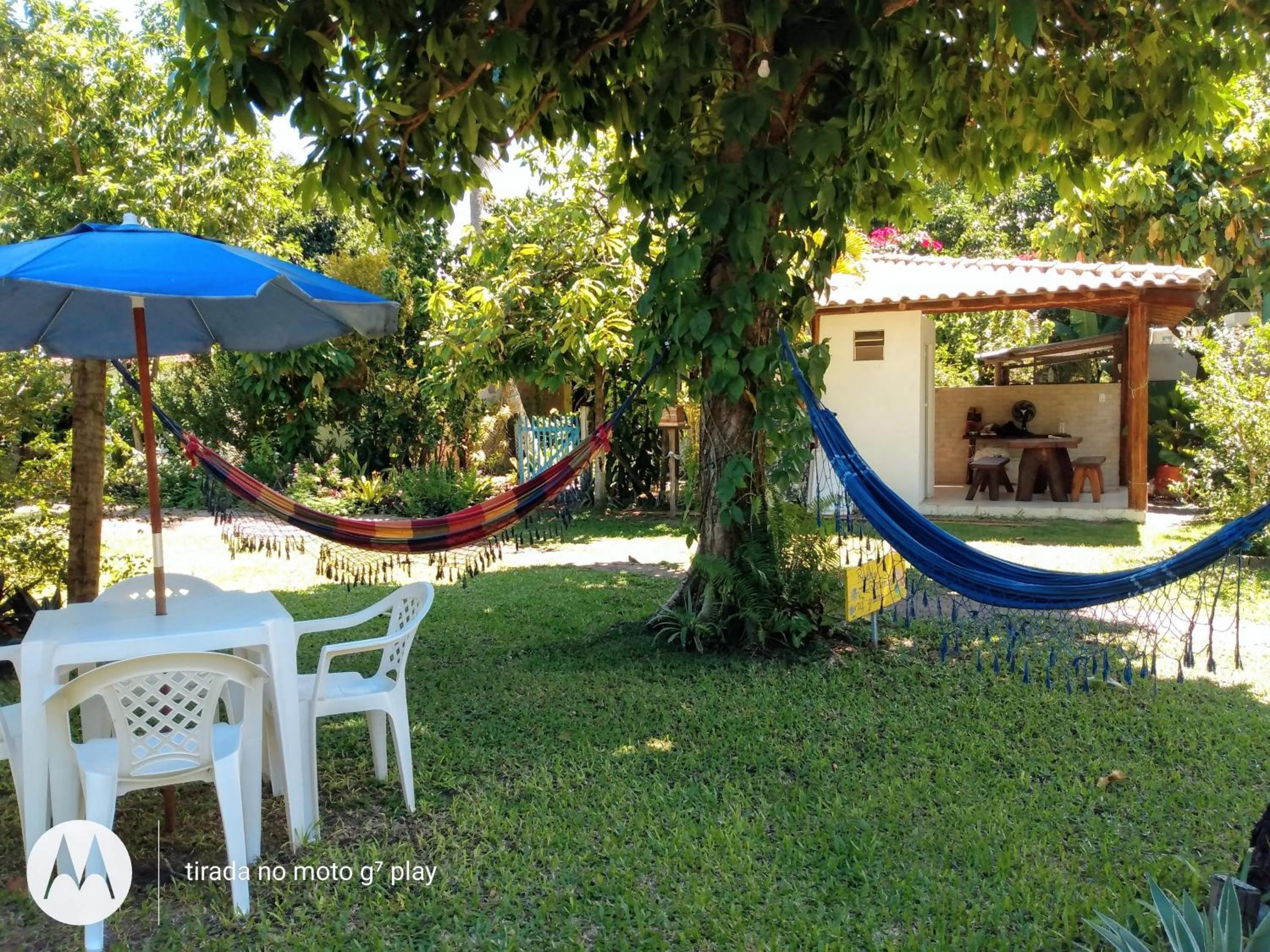 Garden view in Pousada Estrela do Mar