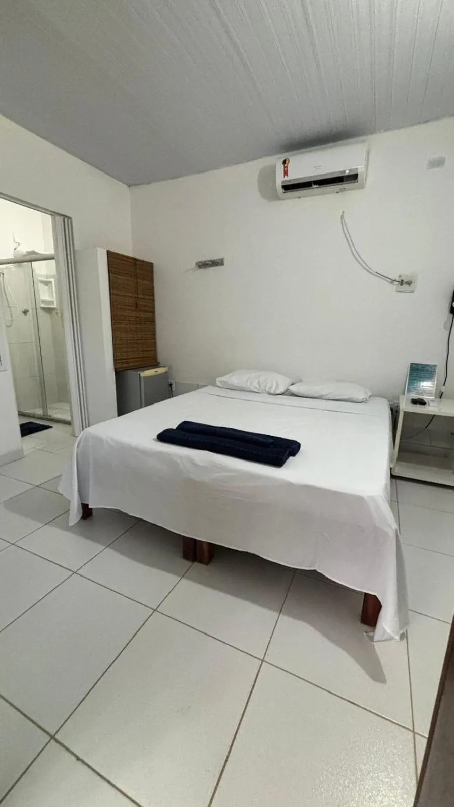 Bed in Pousada Estrela do Mar