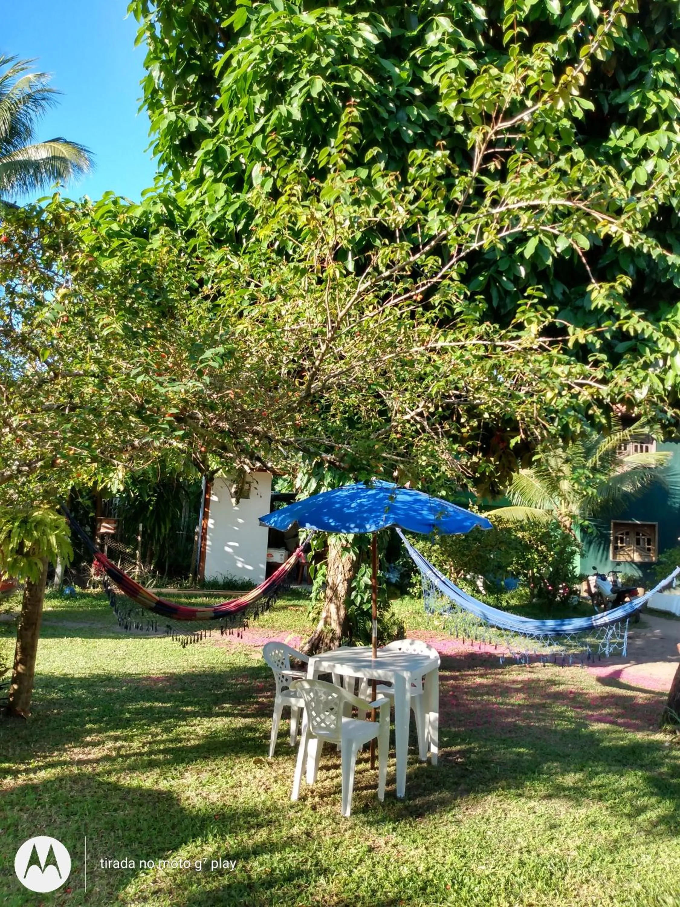 Garden view in Pousada Estrela do Mar