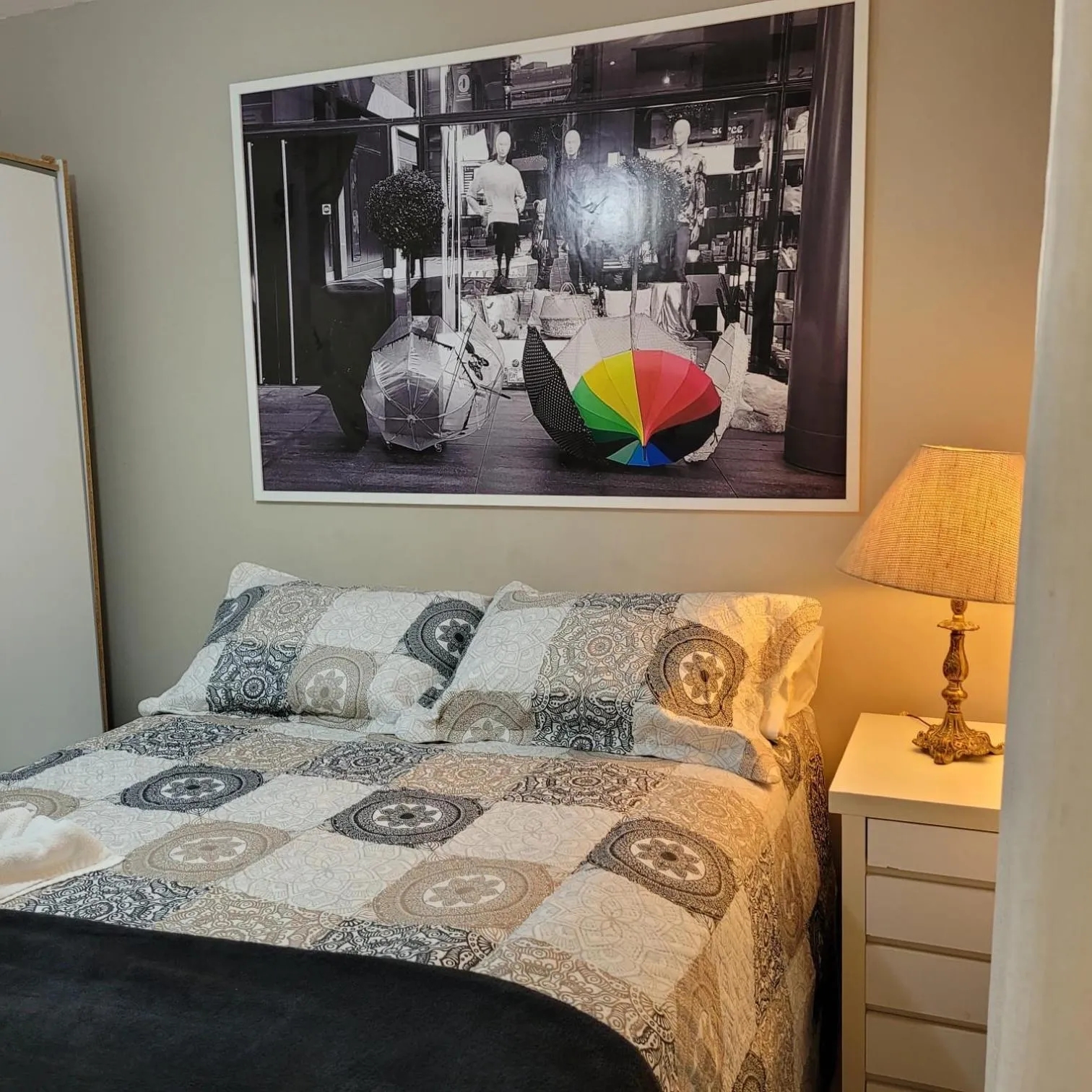 Bed in Geriba Apart Hotel