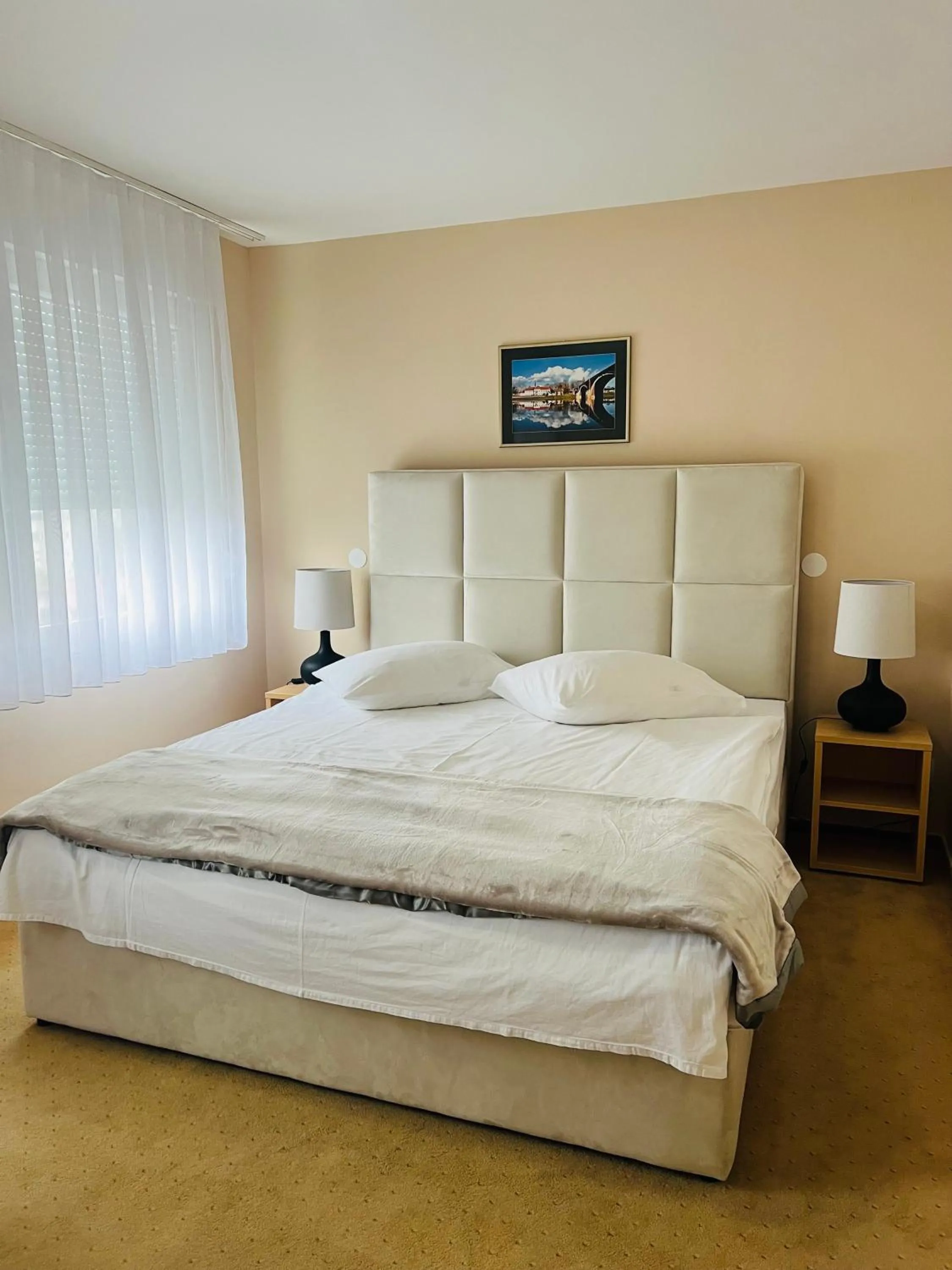 Bed in Hotel Panonija