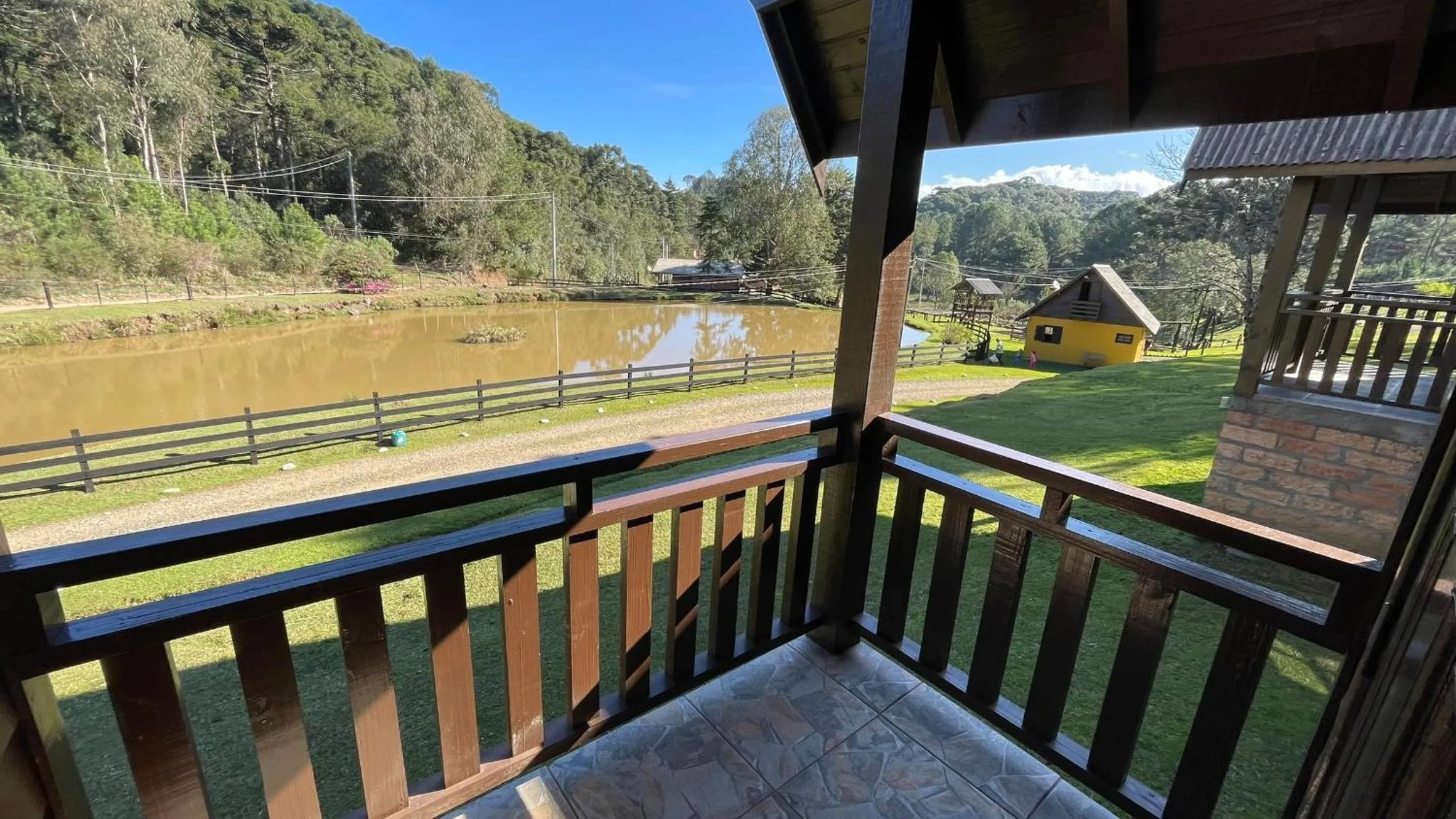 Garden in Cabanas em Canela - Leão da Tribo de Judá- Refúgio com Piscina