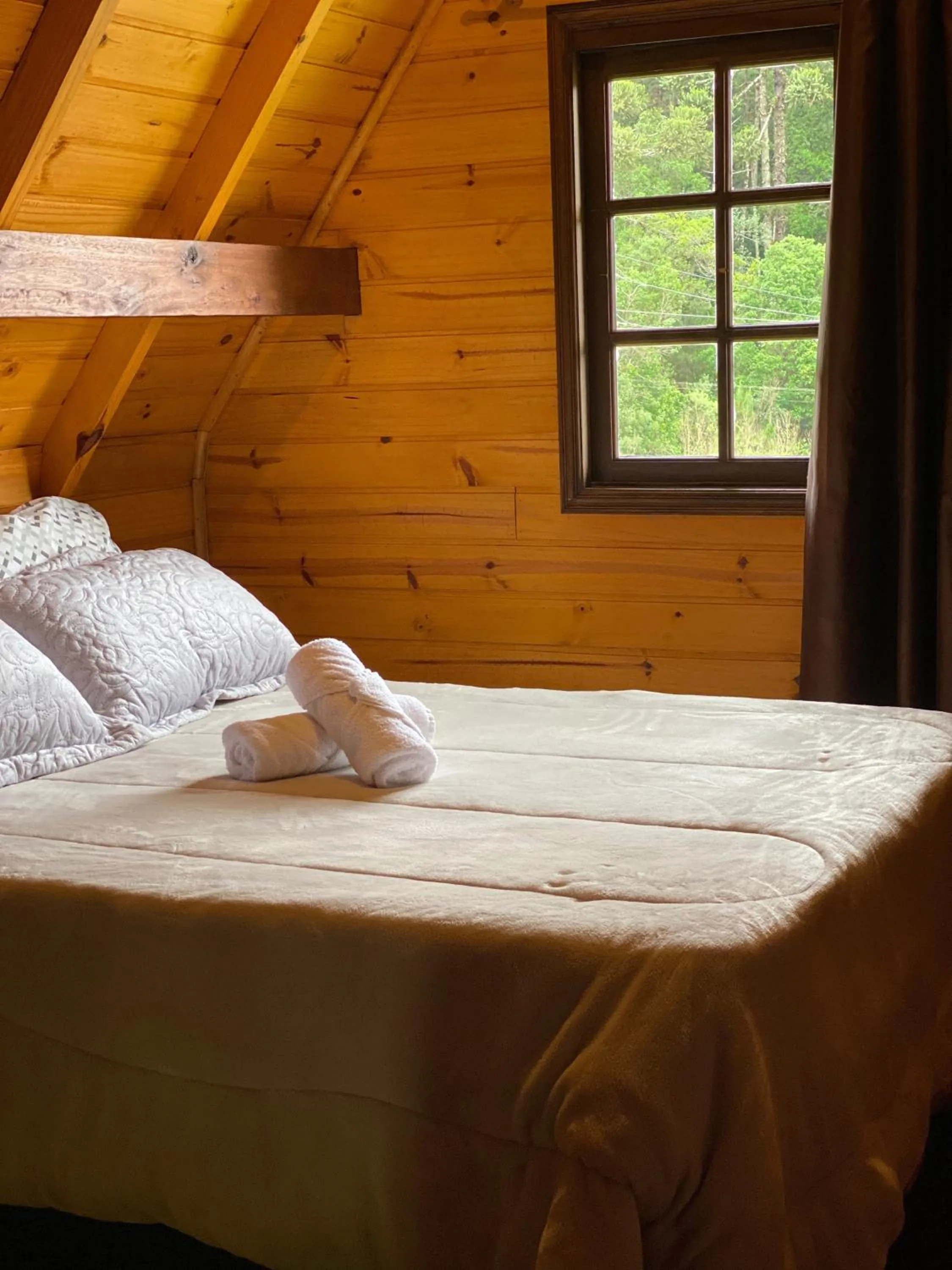 Bed in Cabanas em Canela - Leão da Tribo de Judá- Refúgio com Piscina