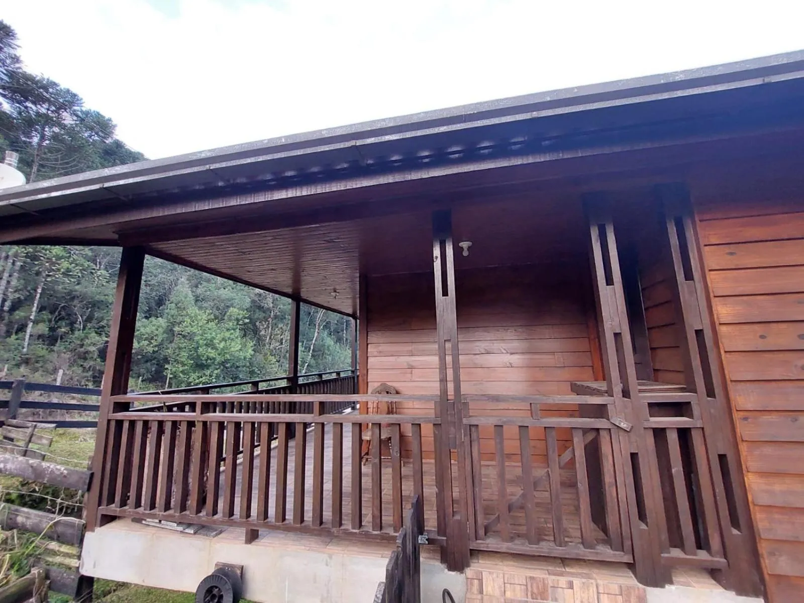 Patio in Cabanas em Canela - Leão da Tribo de Judá- Refúgio com Piscina