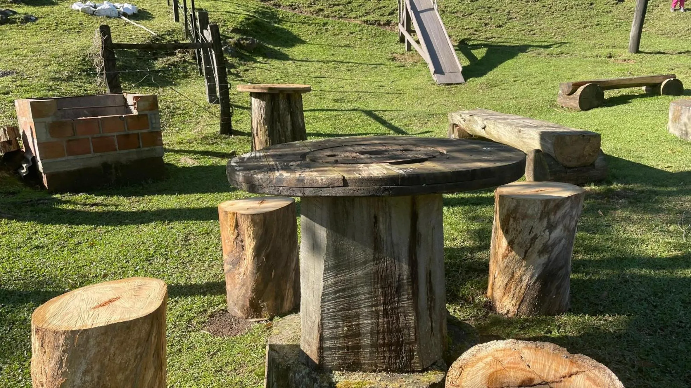 Garden in Cabanas em Canela - Leão da Tribo de Judá- Refúgio com Piscina