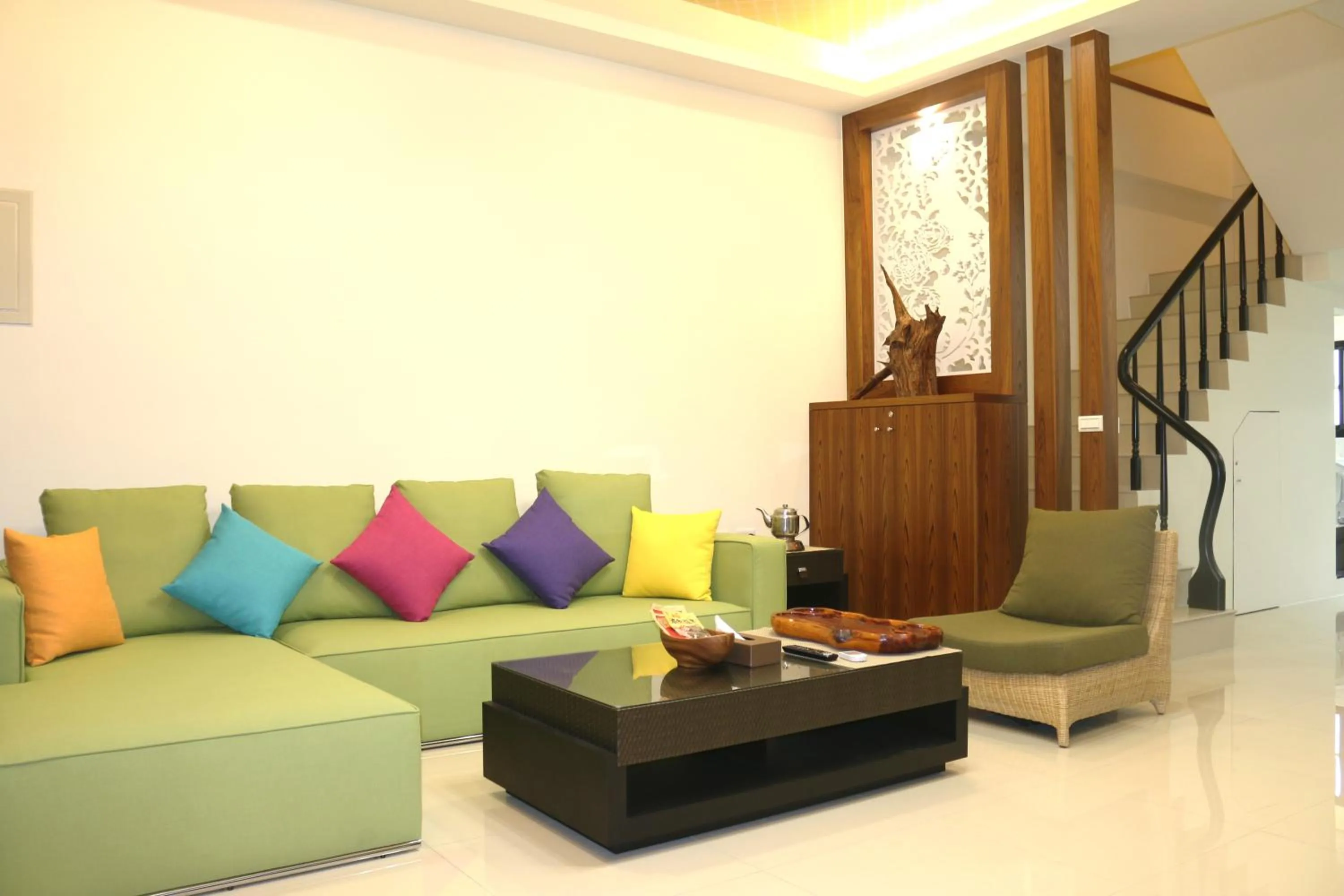 Communal lounge/ TV room in Feng-Tian Inn