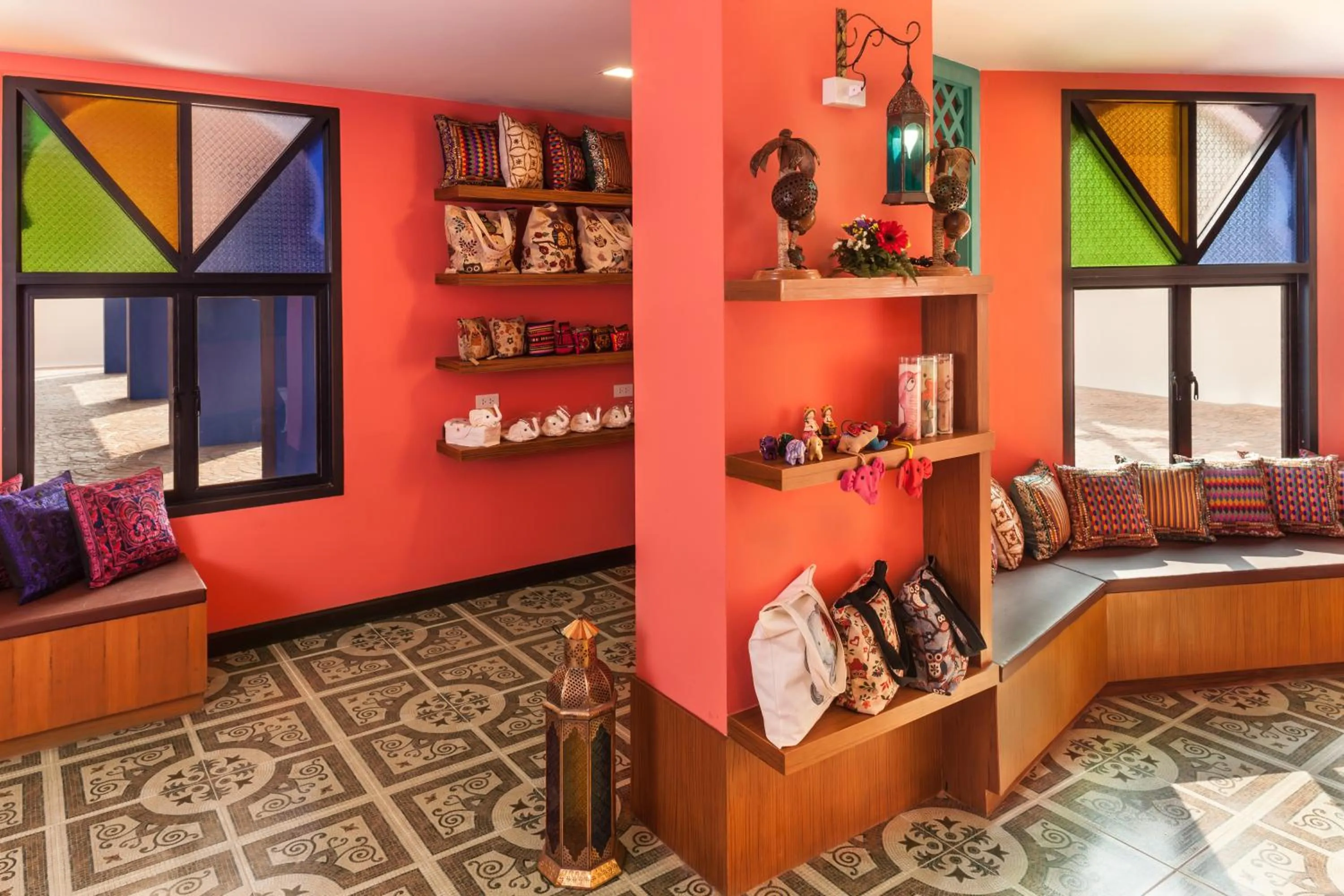 On-site shops, Bed in Casa Marocc Hotel