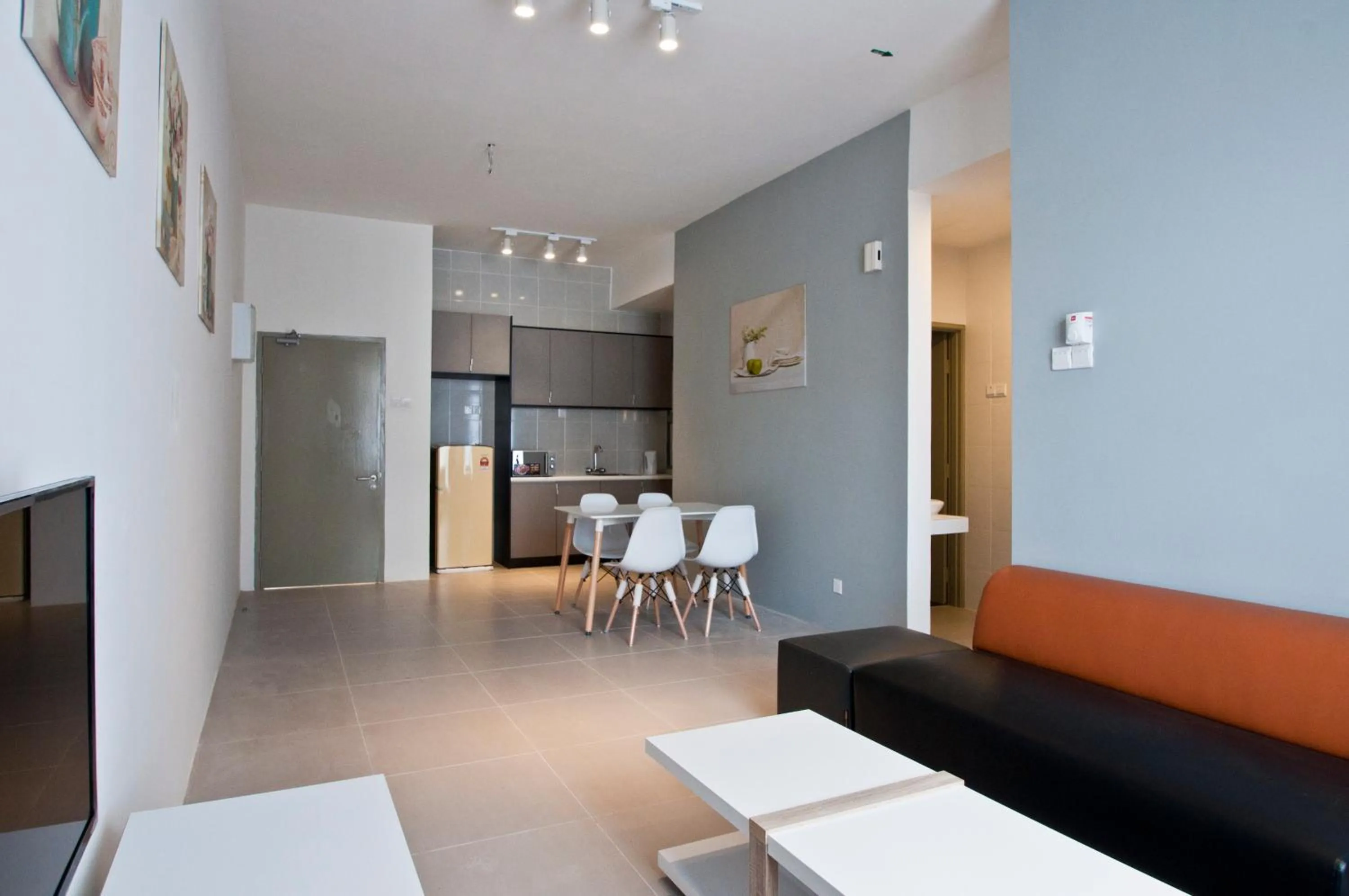 Living room in DreamScape Apartment @ Golden Hill