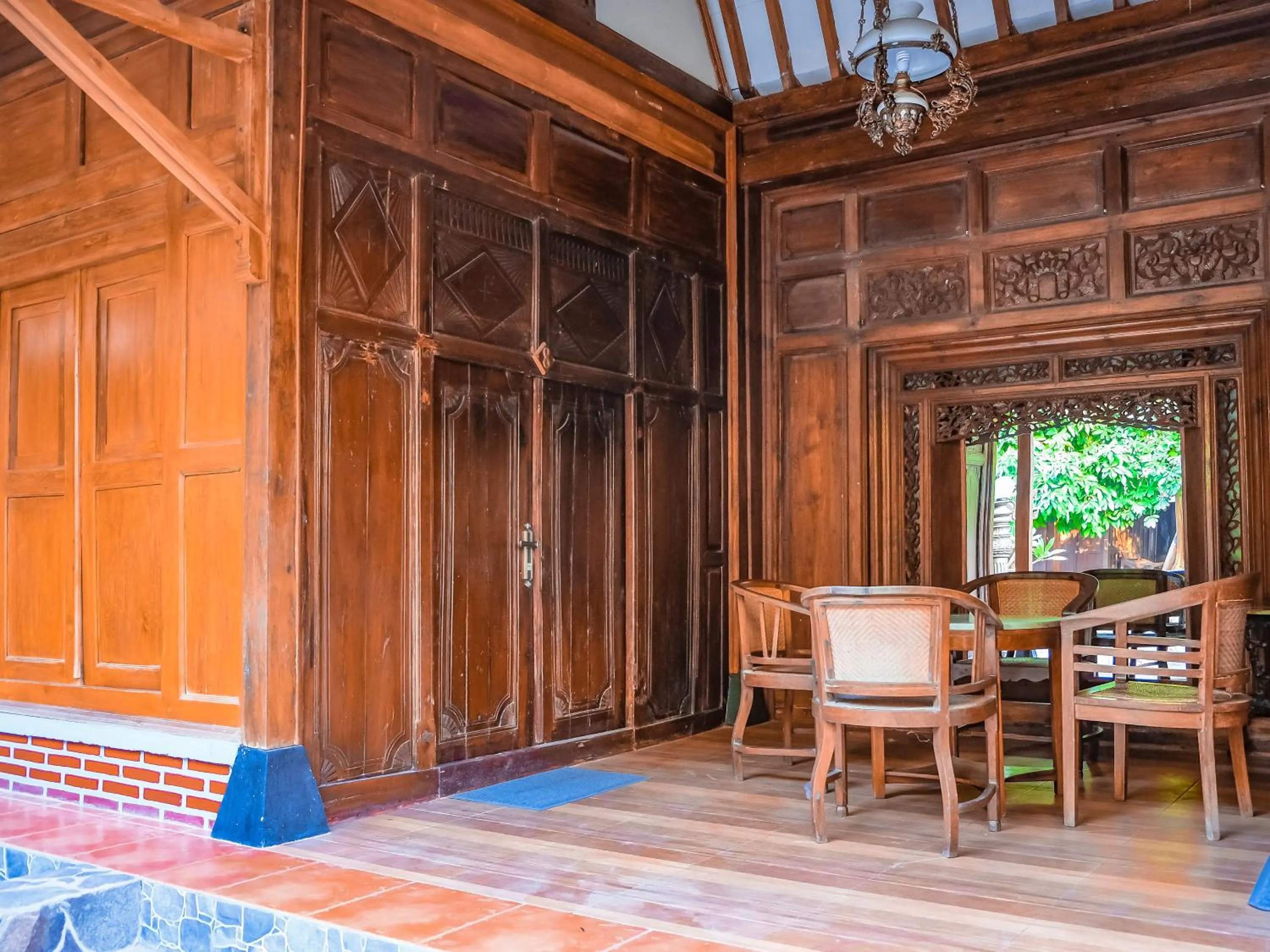 Patio in Pendhapa Art Space - PAS Limasan Homestay