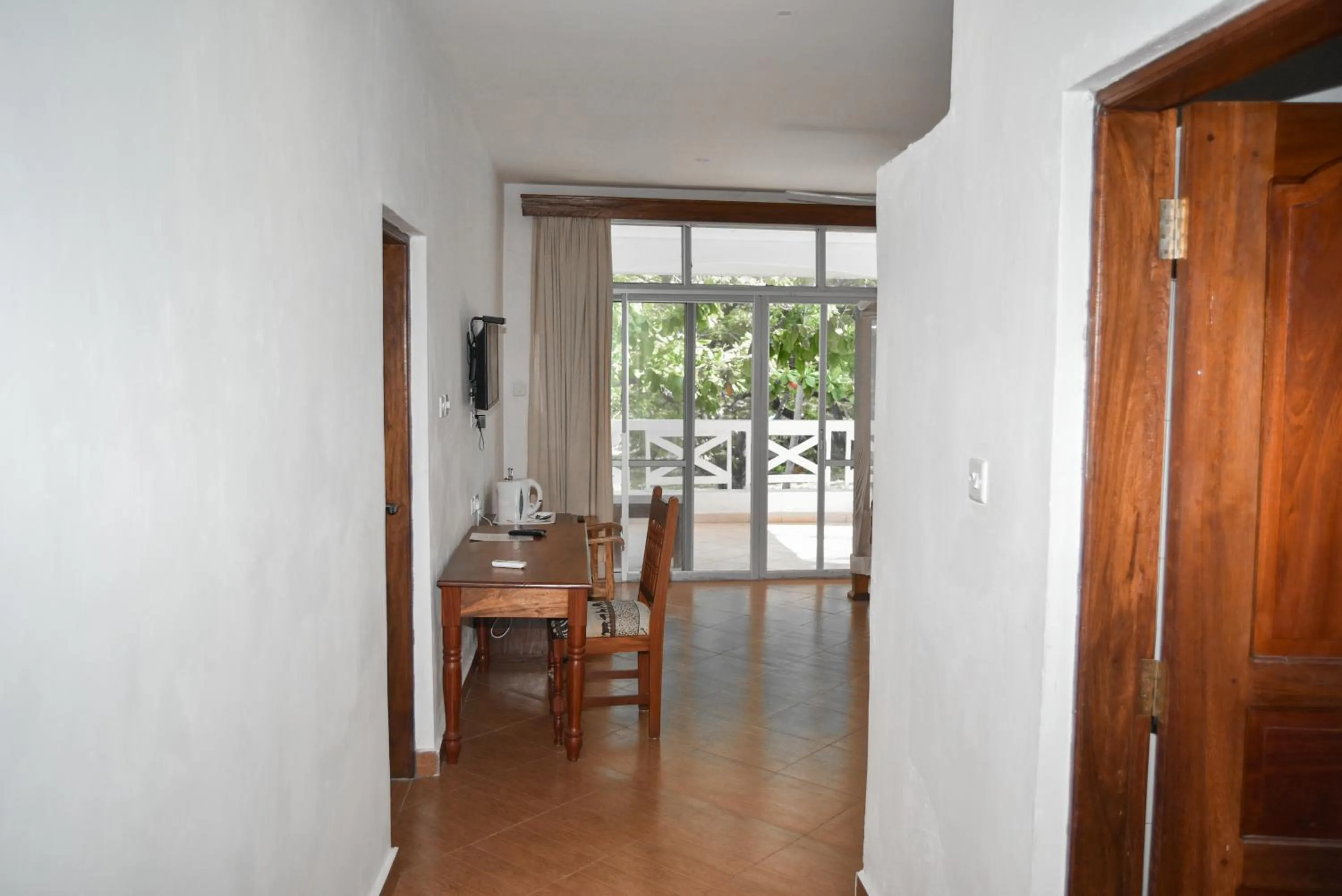 Seating area in Coral Beach Resort