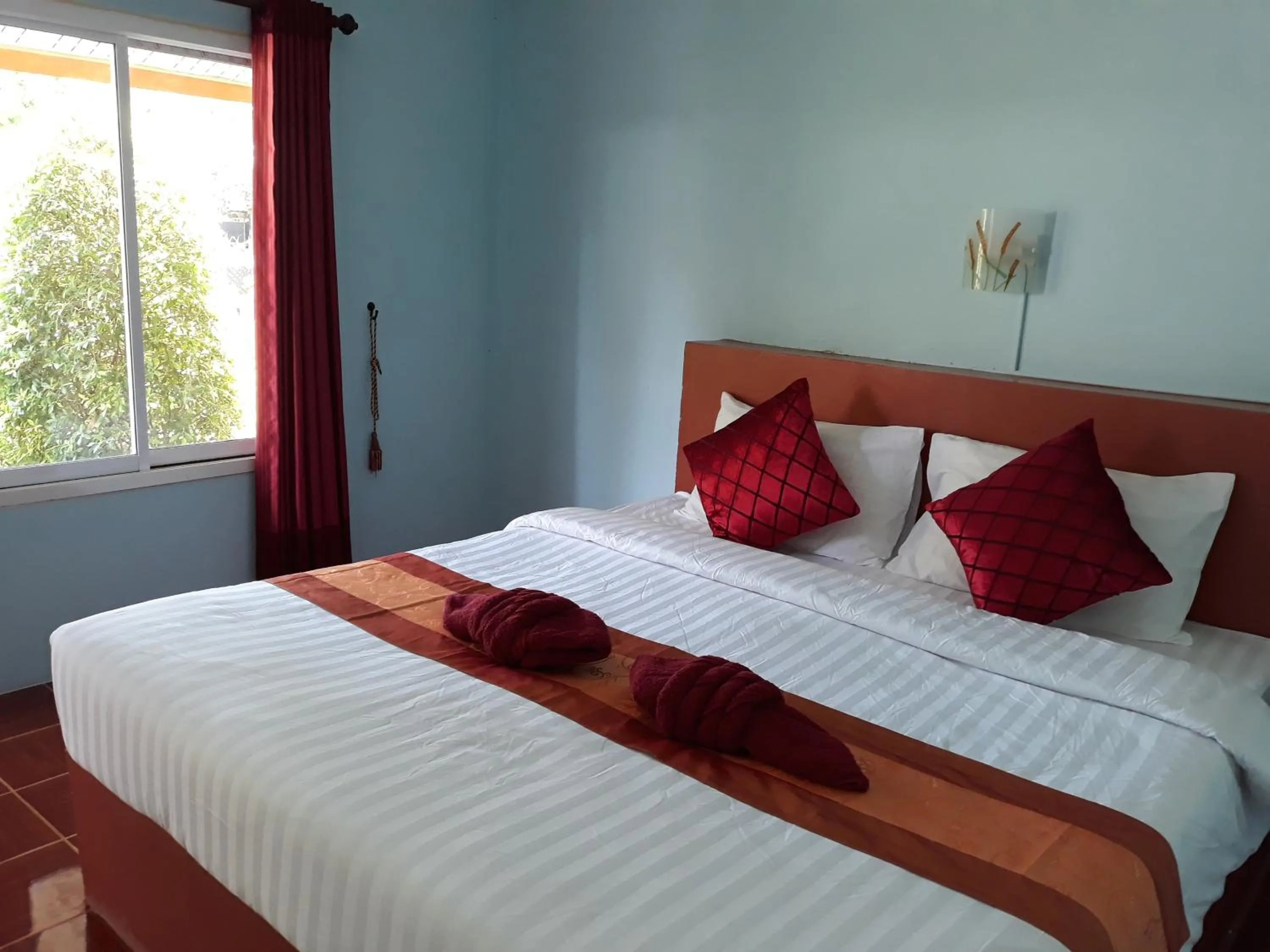 Bed in New Andaman Bay Bungalow