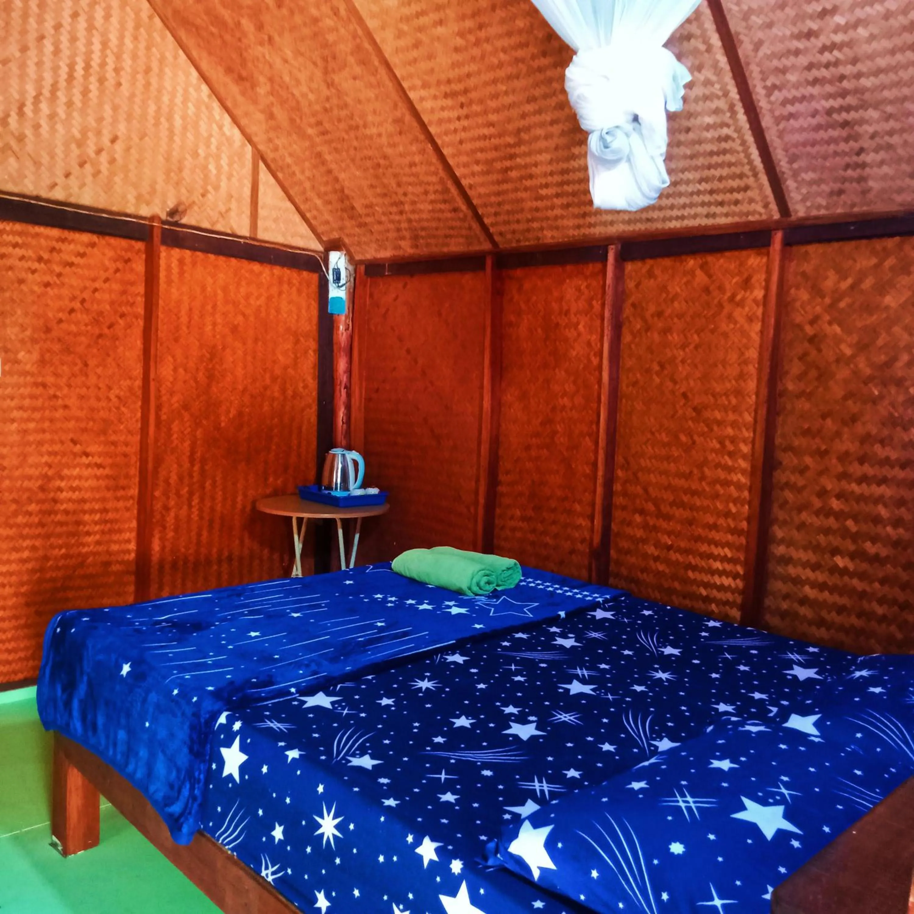 Bed in New Andaman Bay Bungalow