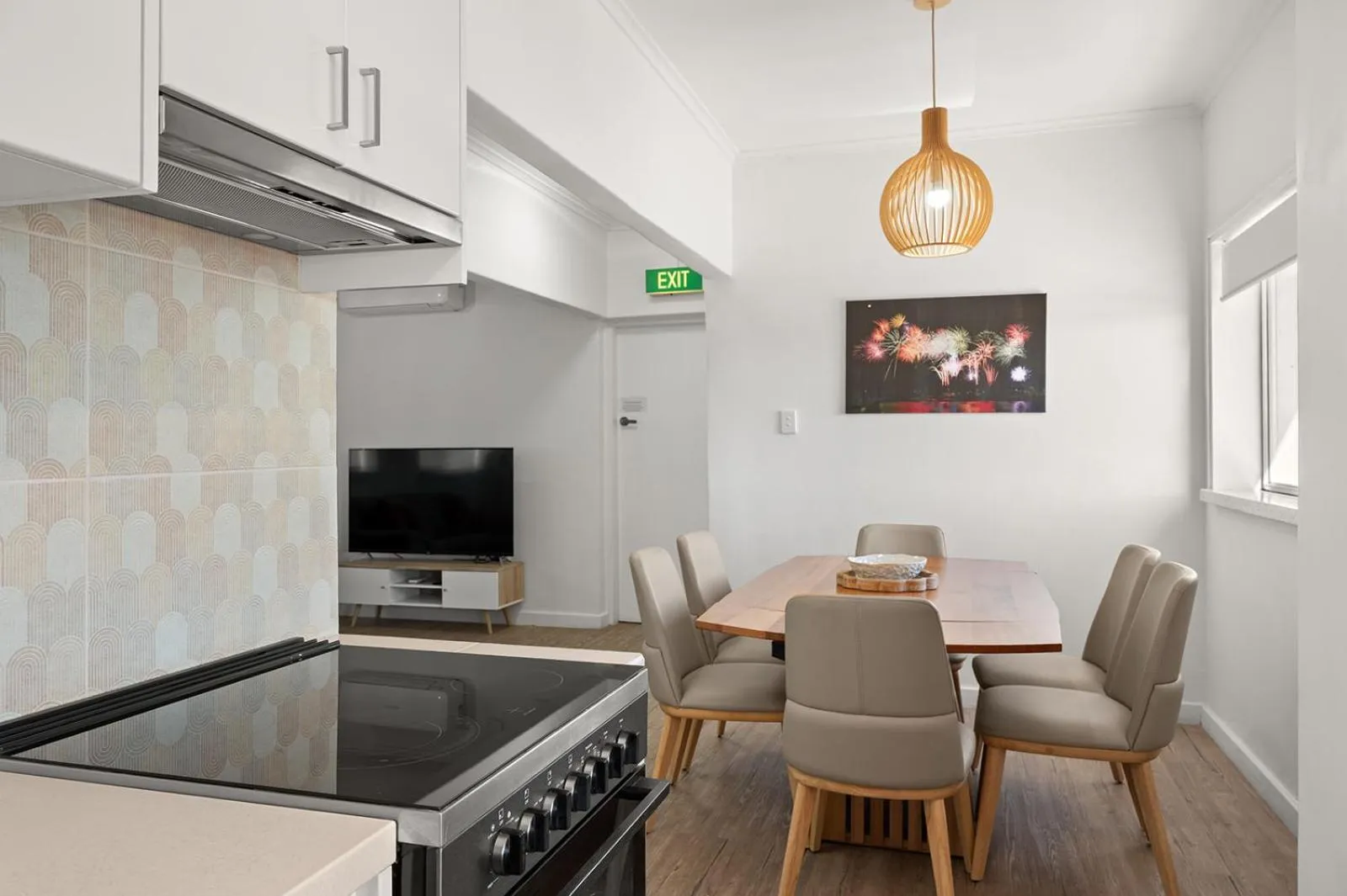 Dining area in Loxton Courthouse Apartments