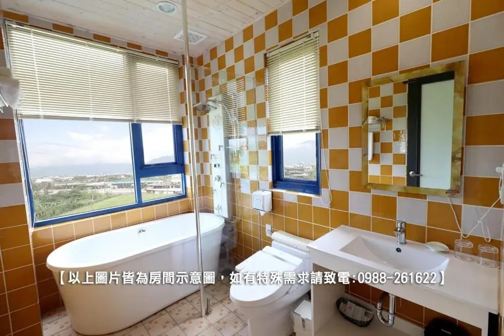 Deluxe Double Room with Bath in Zen Ocean Deluxe Double Room with Bath in Zen Ocean