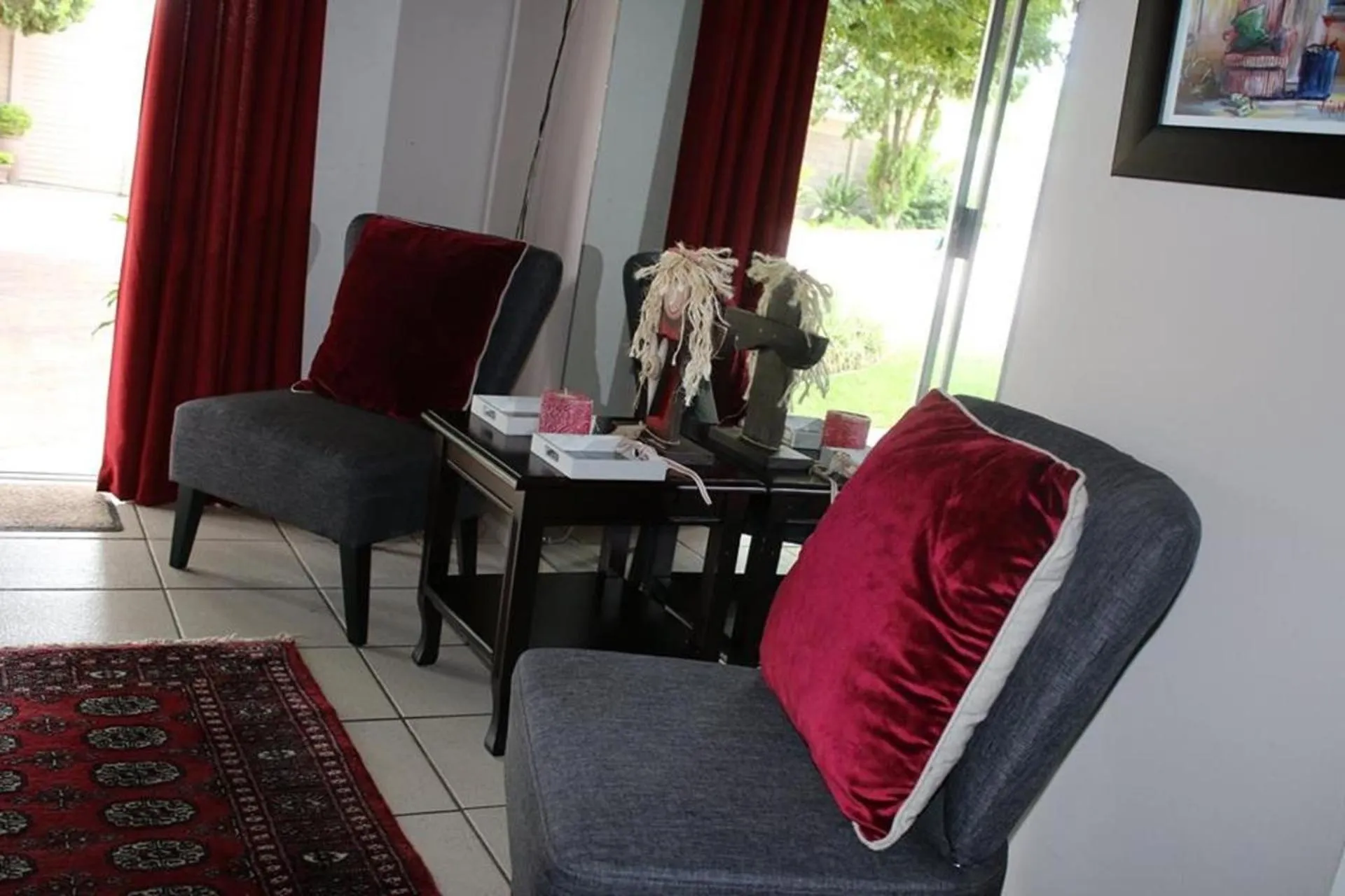 Seating area in Cashan BnB