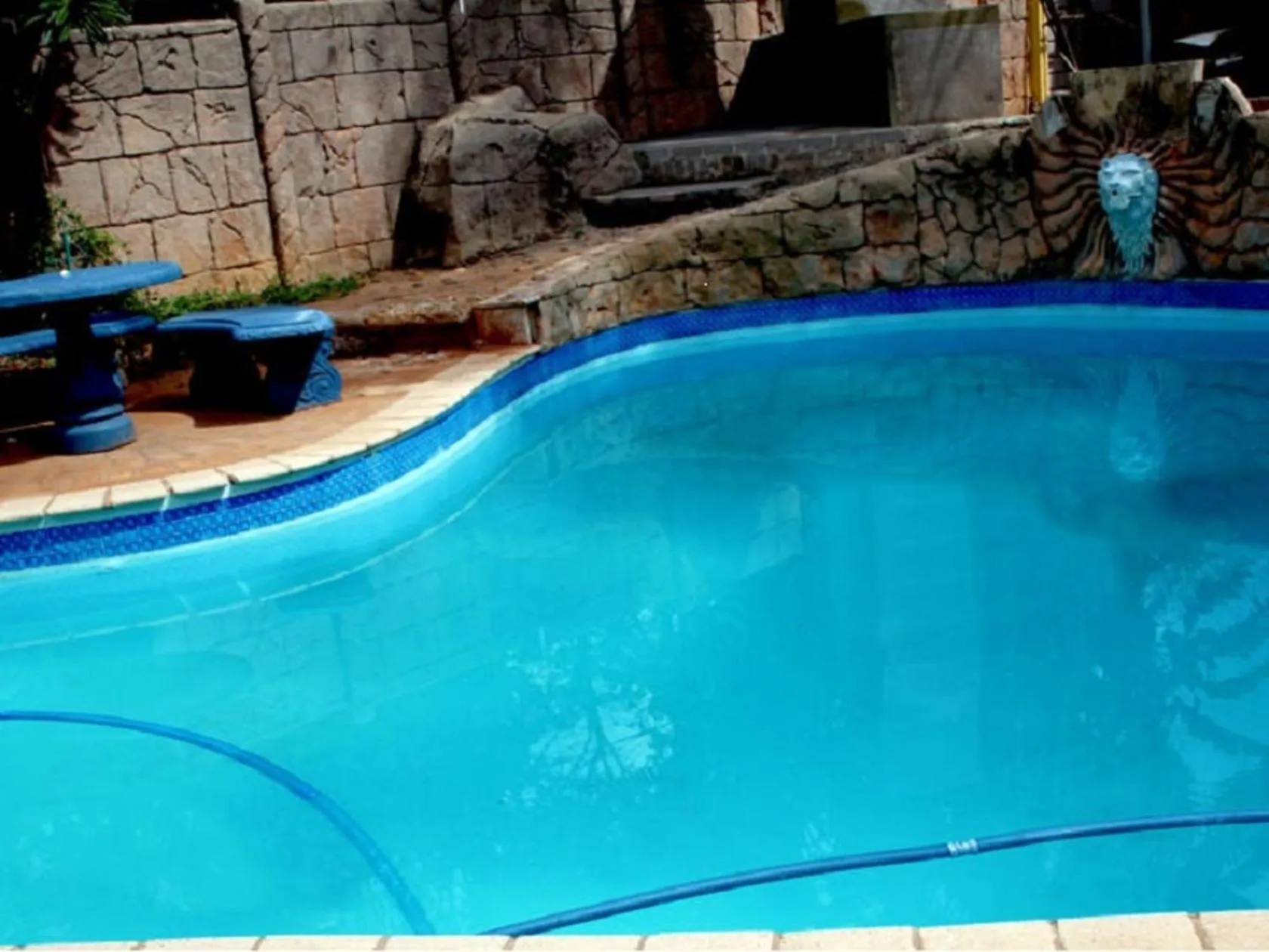 Pool view in Cashan BnB