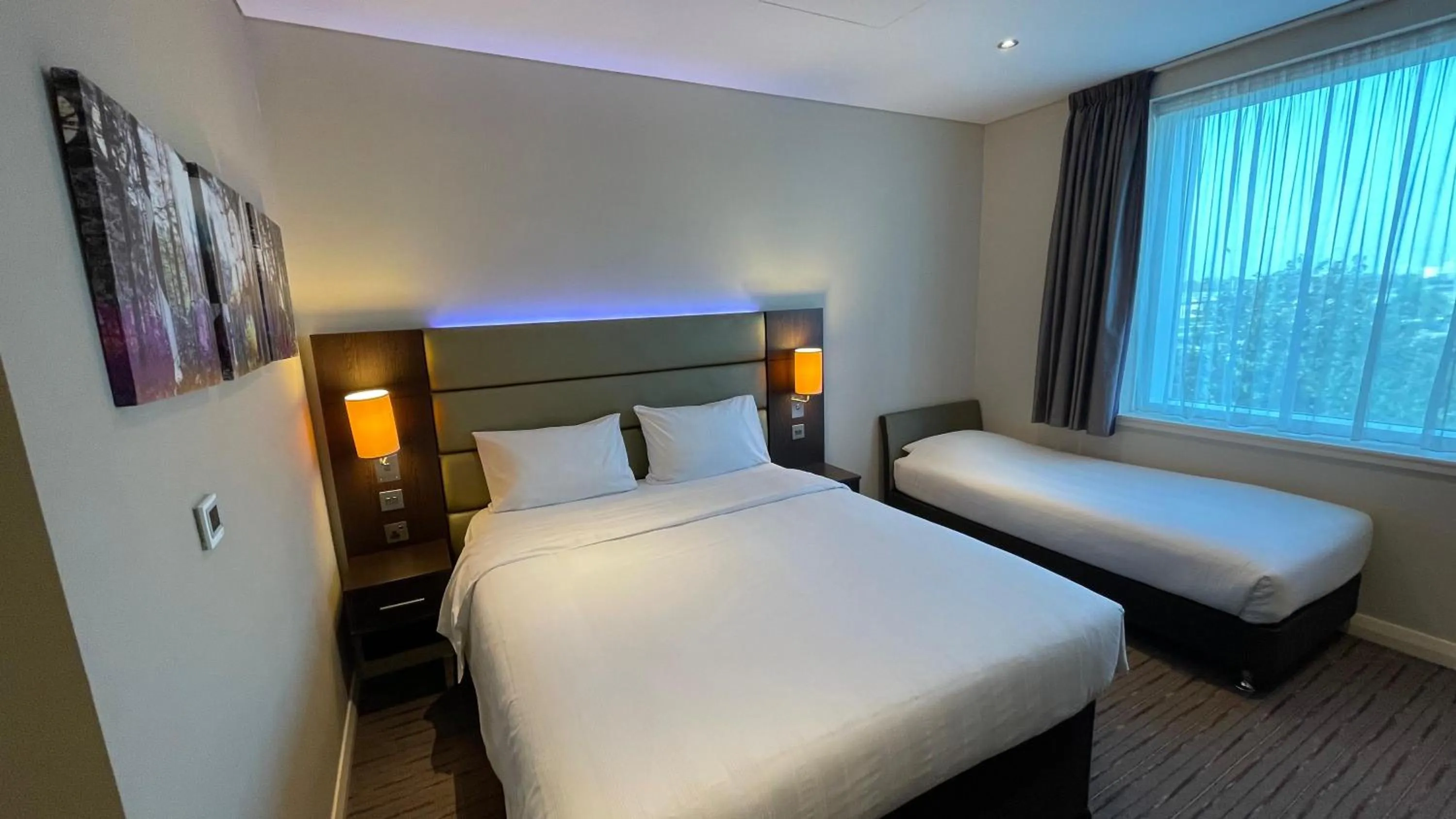 Bedroom, Bed in Premier Inn Doha Education City