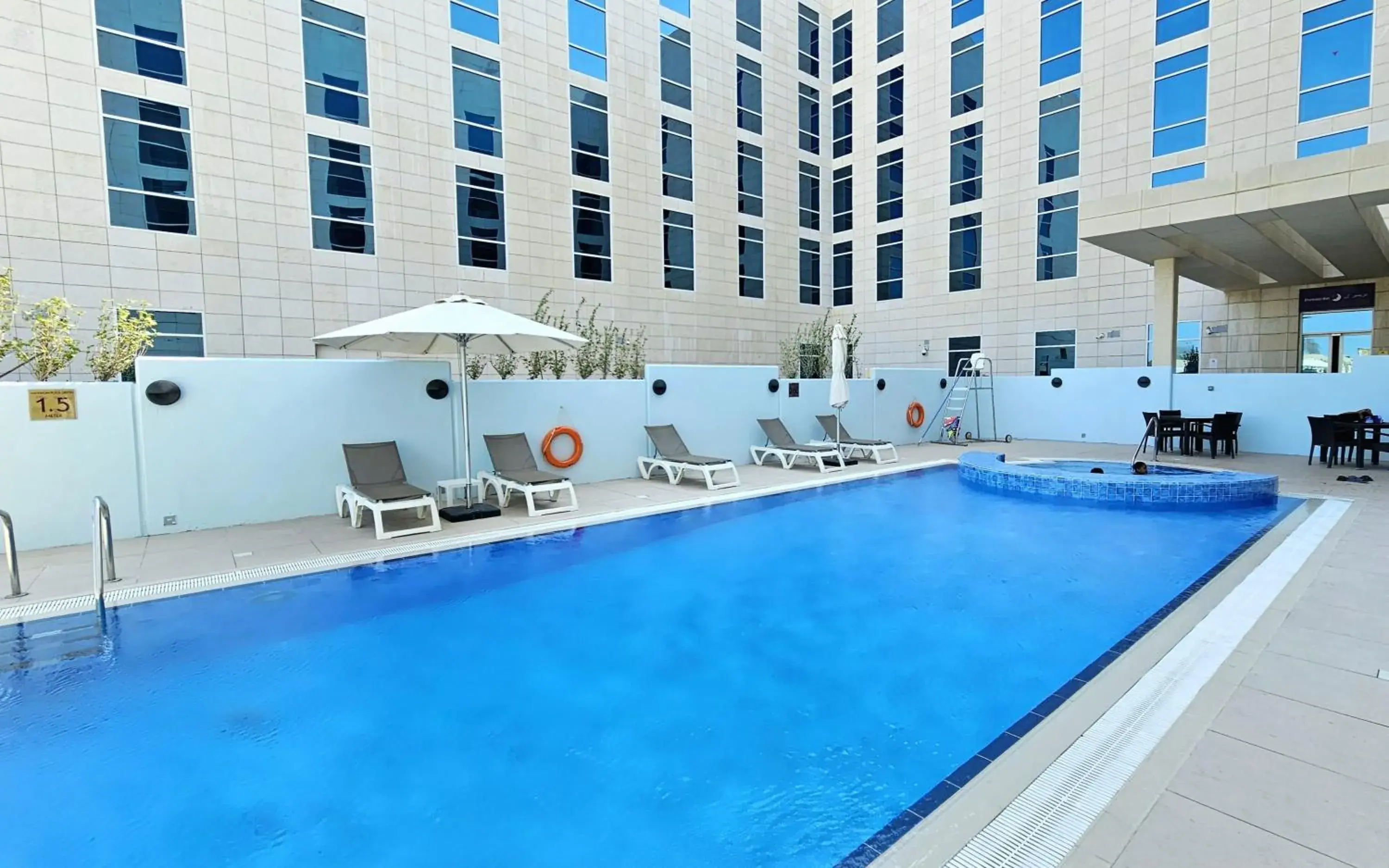Pool view in Premier Inn Doha Education City Pool view in Premier Inn Doha Education City