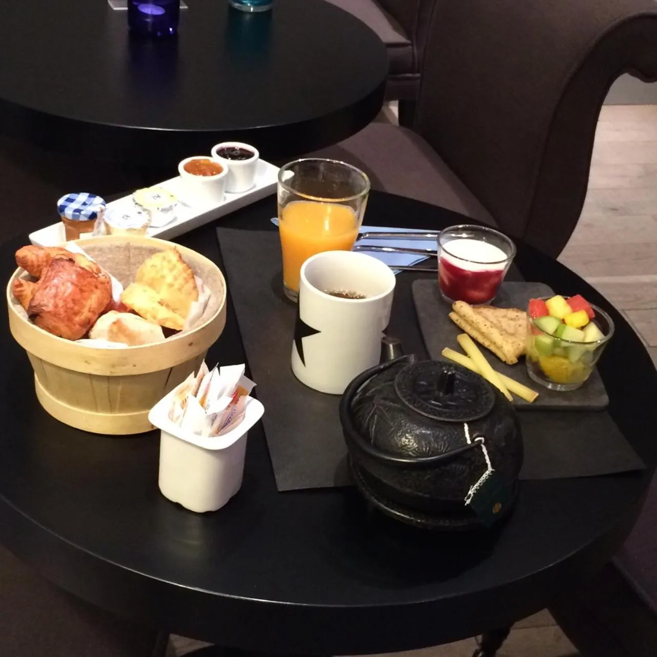 Continental breakfast in ZE Hotel