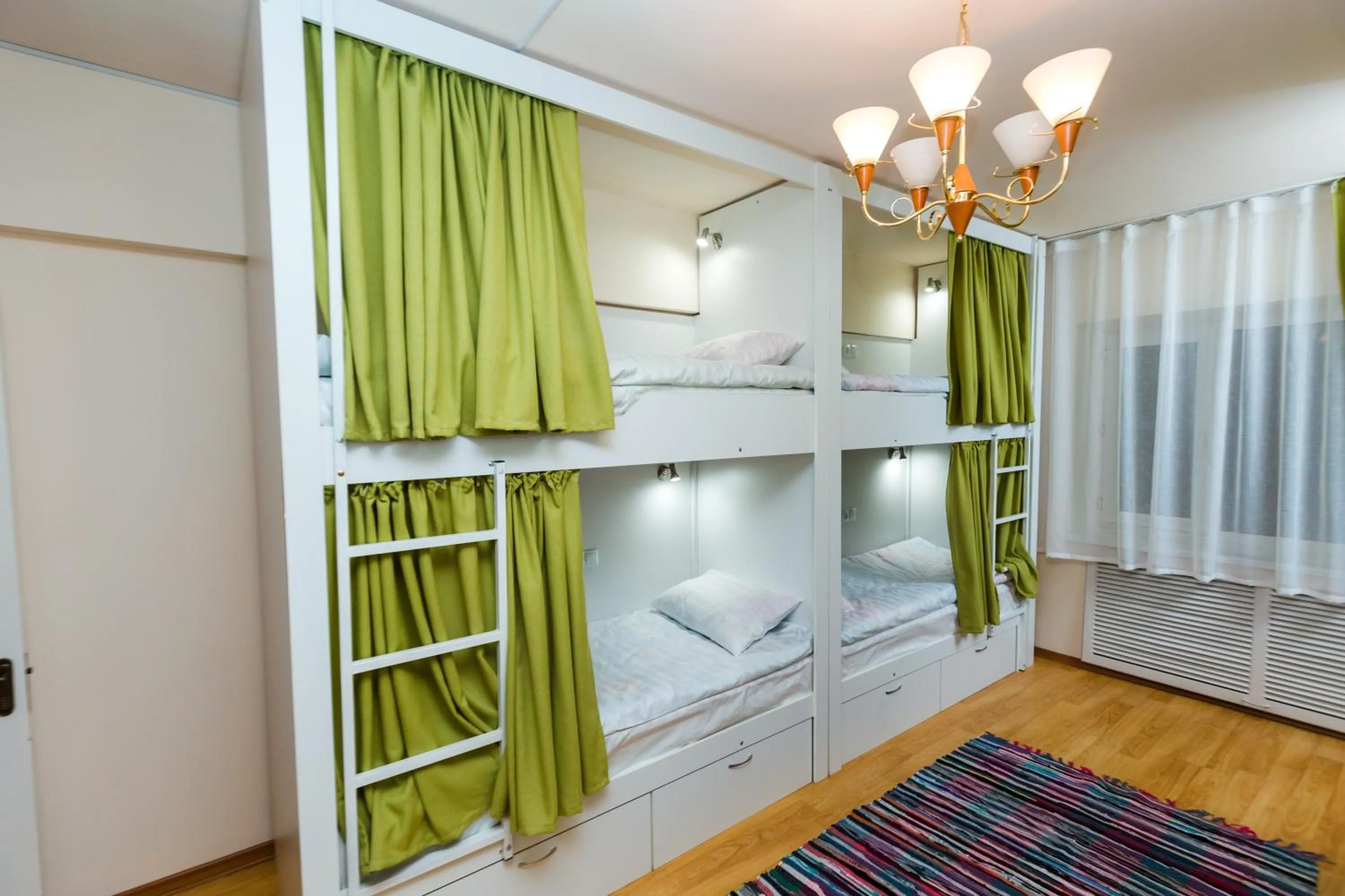 Bed in 8-Bed Female Dormitory Room in Interhouse Almaty