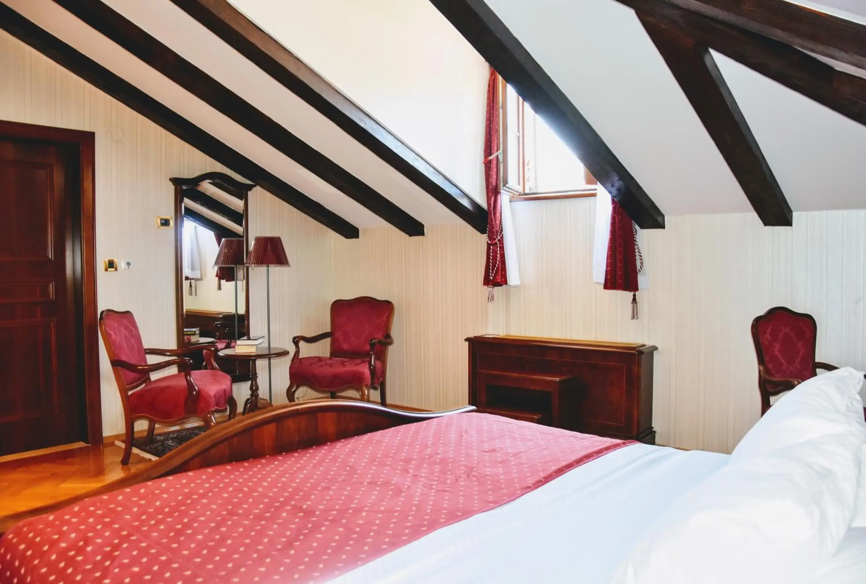 Seating area, Bed in Boutique Hotel Kazbek Seating area, Bed in Boutique Hotel Kazbek