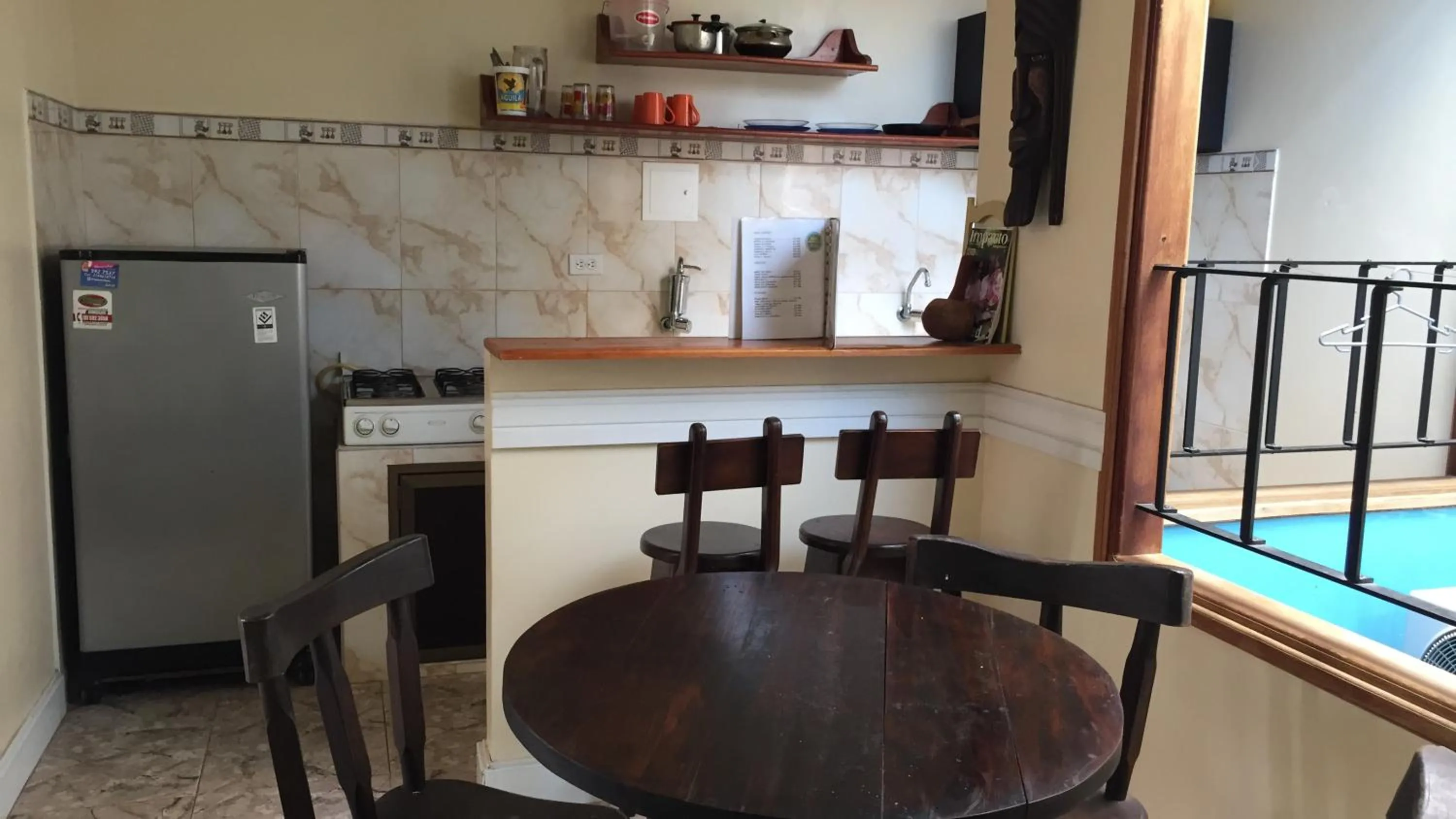 Kitchen or kitchenette in ApartaHotel Tierras Amazonicas