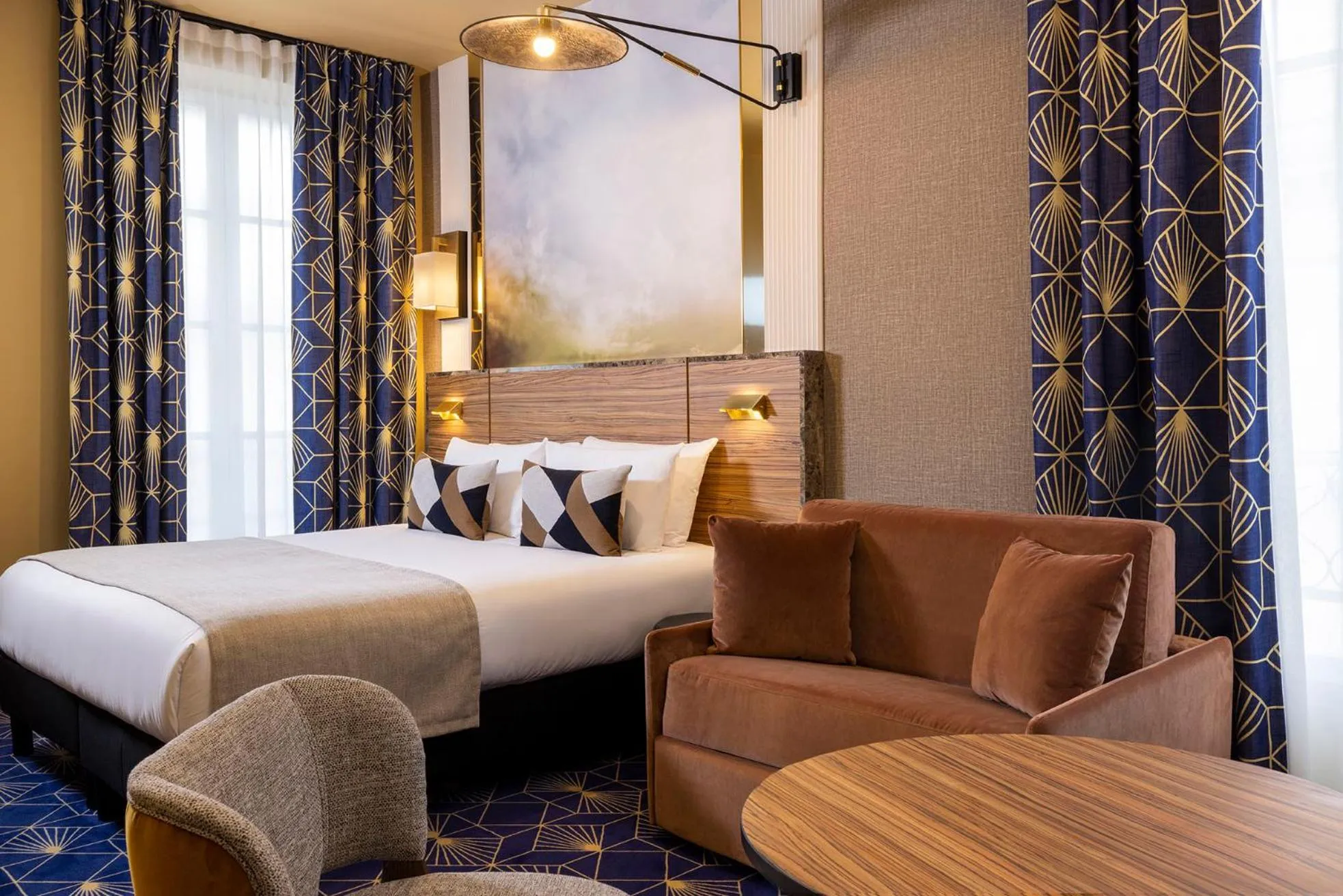 Bedroom, Bed in Hotel Le Rocroy