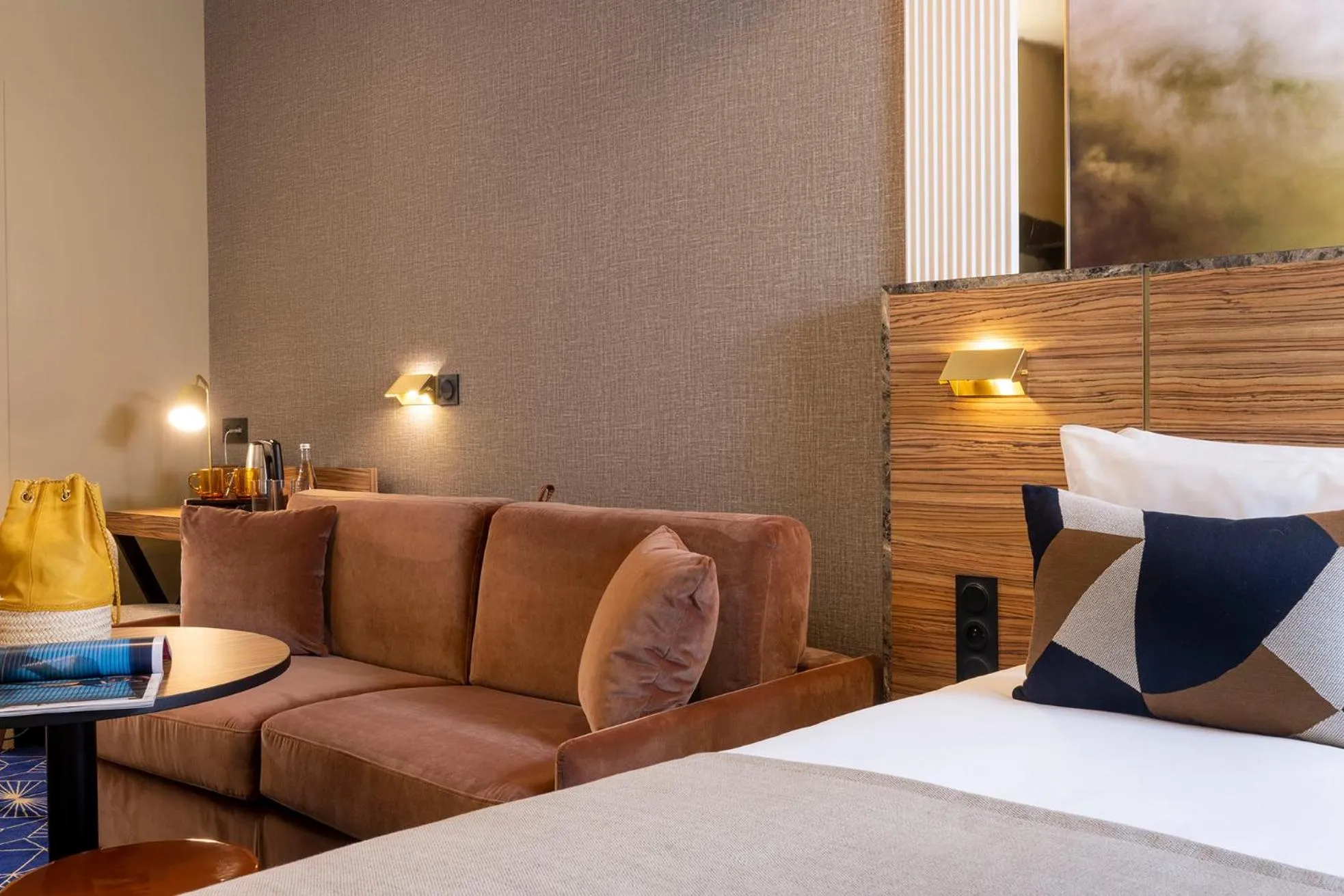 Bedroom, Bed in Hotel Le Rocroy