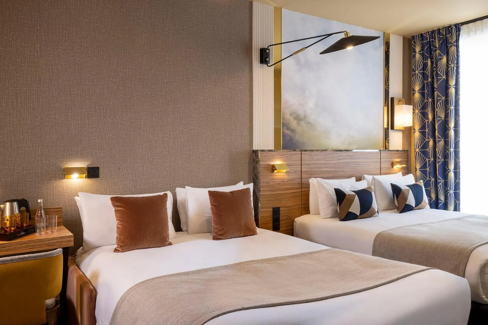 Bedroom, Bed in Hotel Le Rocroy