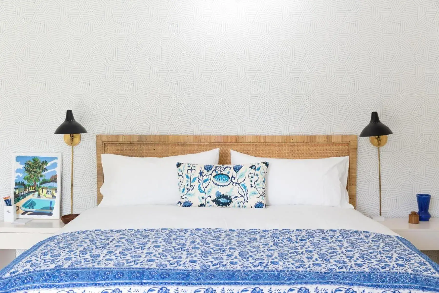 Bed in Holiday House Palm Springs Bed in Holiday House Palm Springs