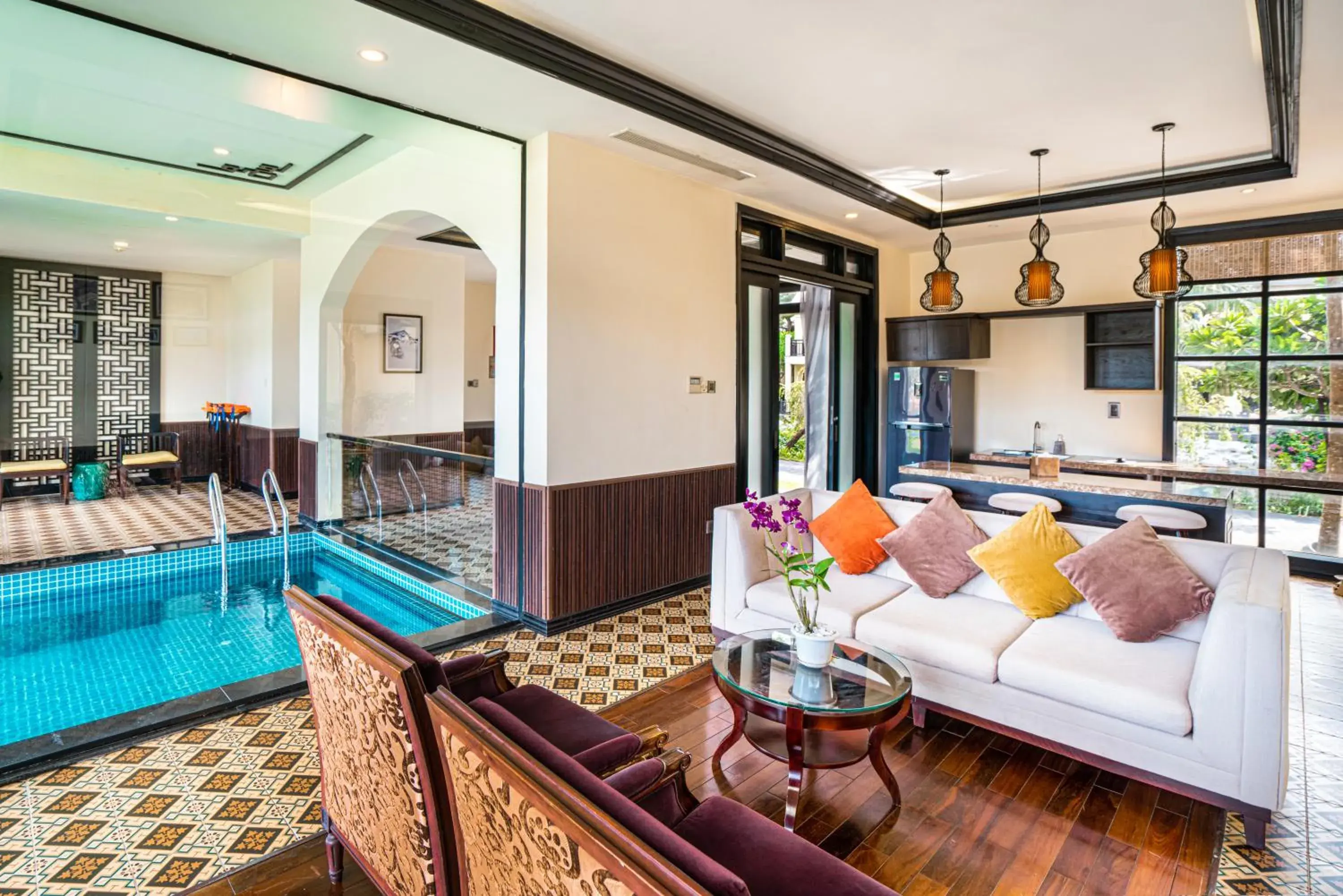 Living room in Koi Resort & Spa Hoi An Living room in Koi Resort & Spa Hoi An