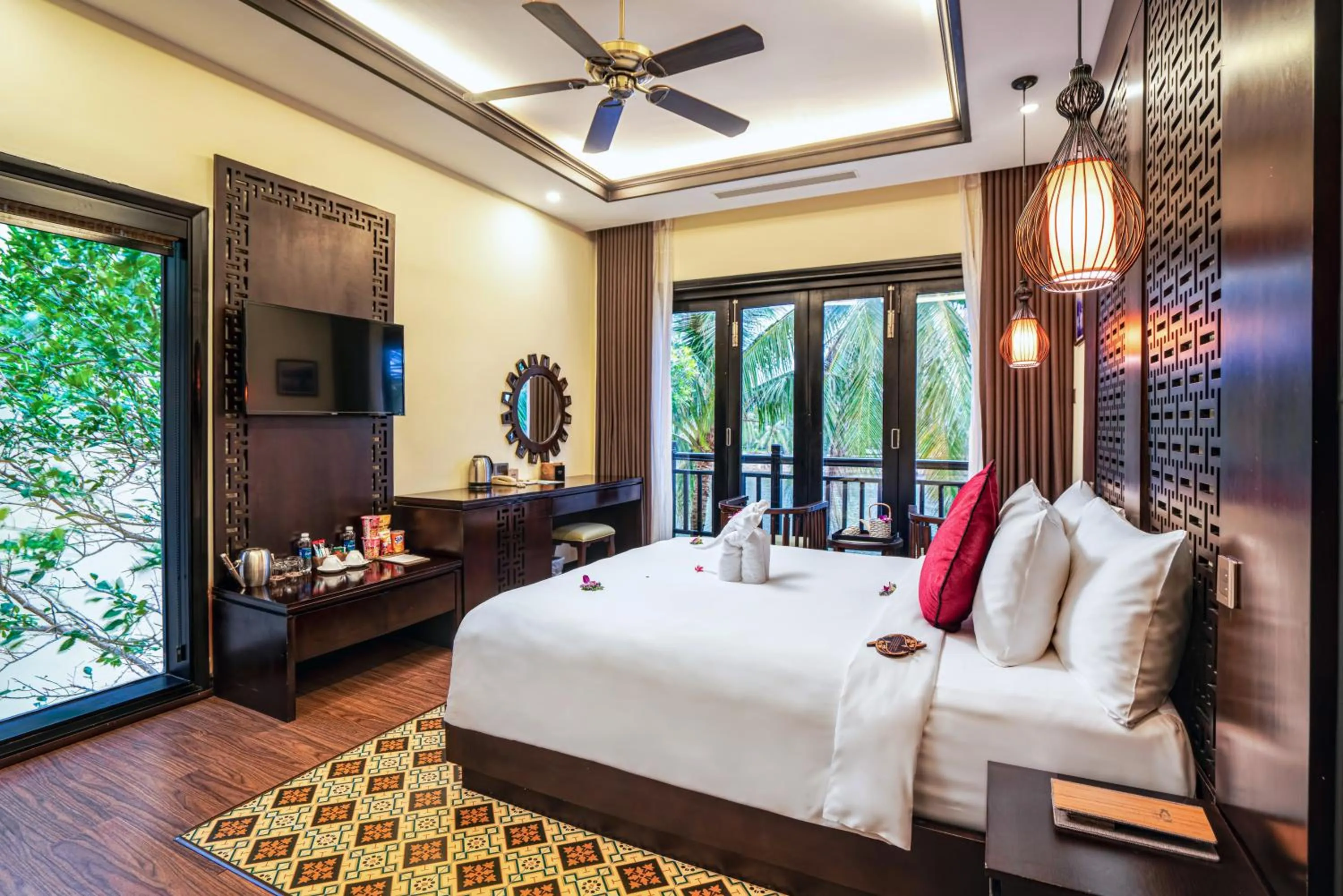 Bed in Koi Resort & Spa Hoi An