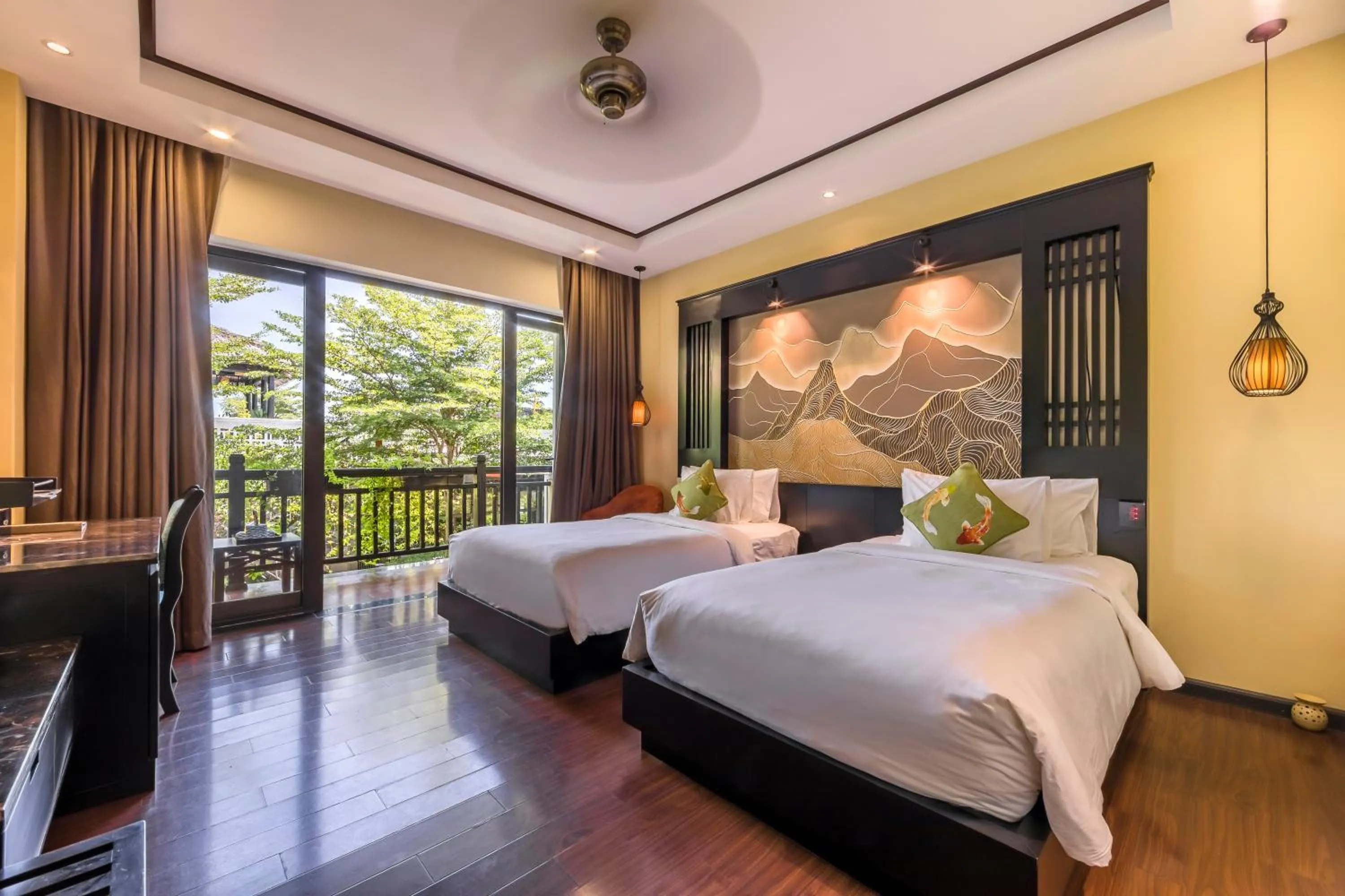 Bed in Koi Resort & Spa Hoi An