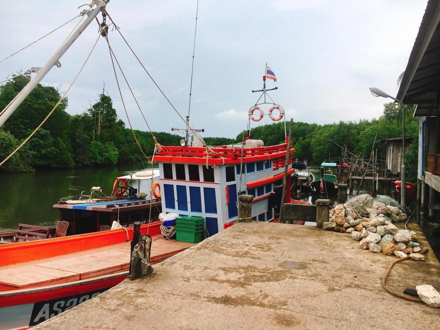 Natural landscape in Bussarin Mansion Koh Yao Yai
