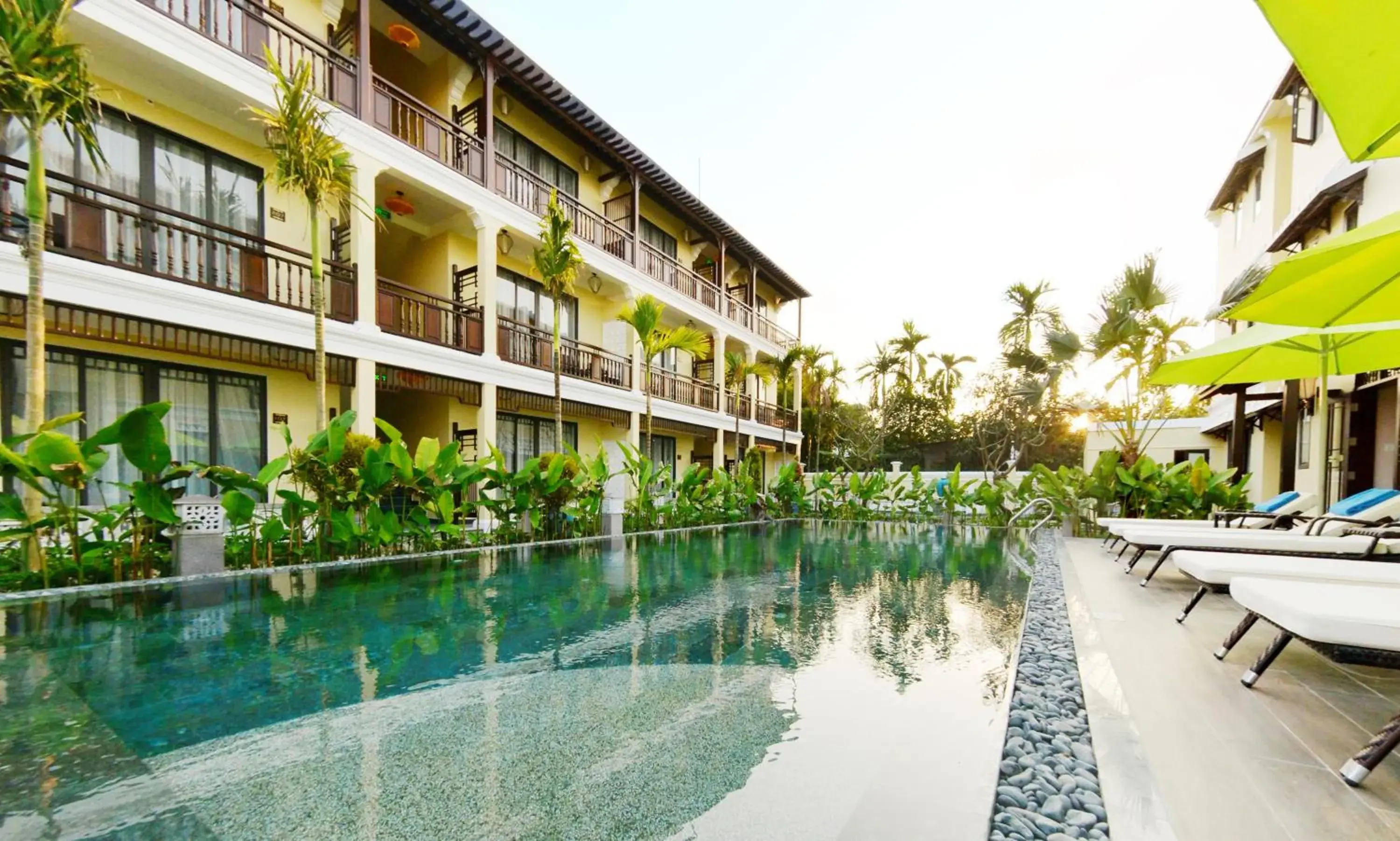 Pool view in Hoi An Field Boutique Resort & Spa Pool view in Hoi An Field Boutique Resort & Spa