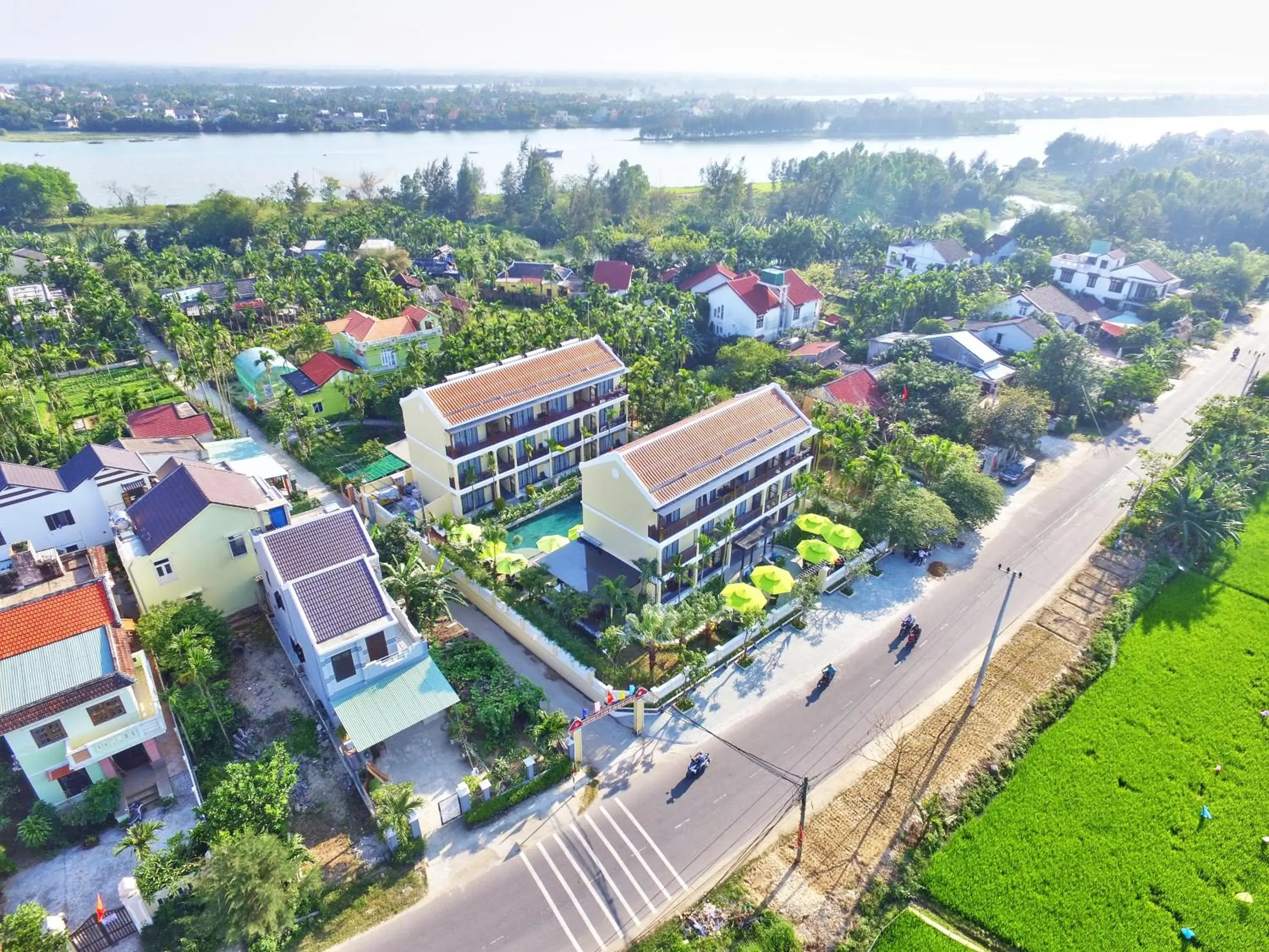 Bird's eye view in Hoi An Field Boutique Resort & Spa Bird's eye view in Hoi An Field Boutique Resort & Spa