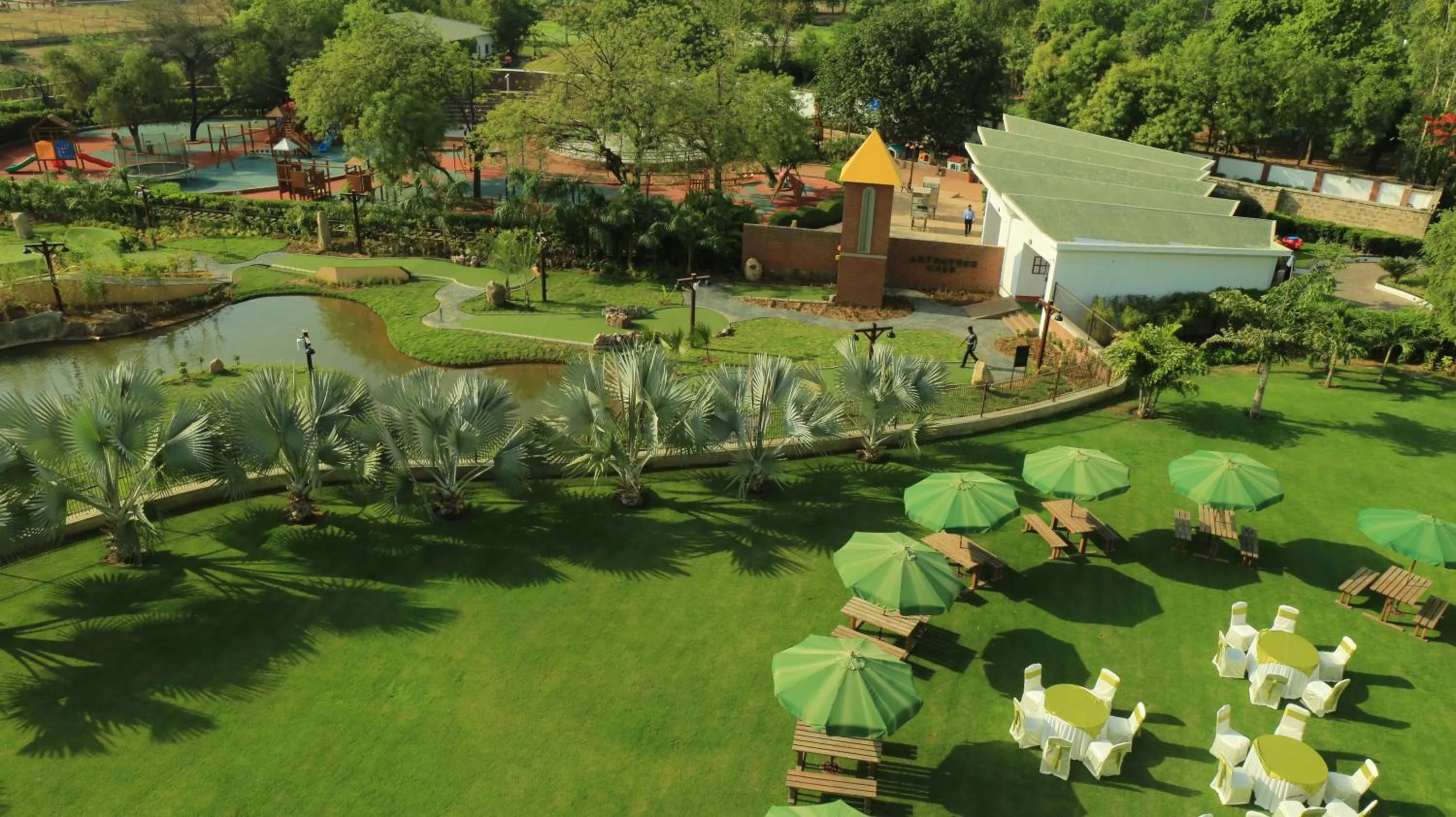 Garden in Gulmohar Greens Golf & Country Club