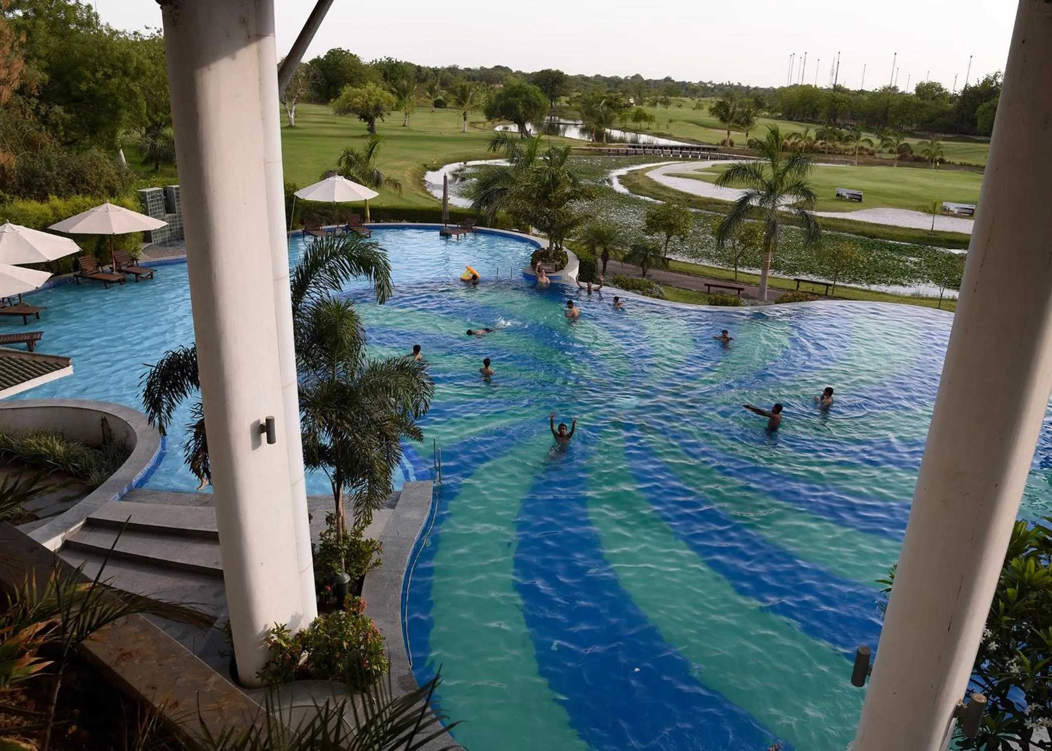 On site in Gulmohar Greens Golf & Country Club