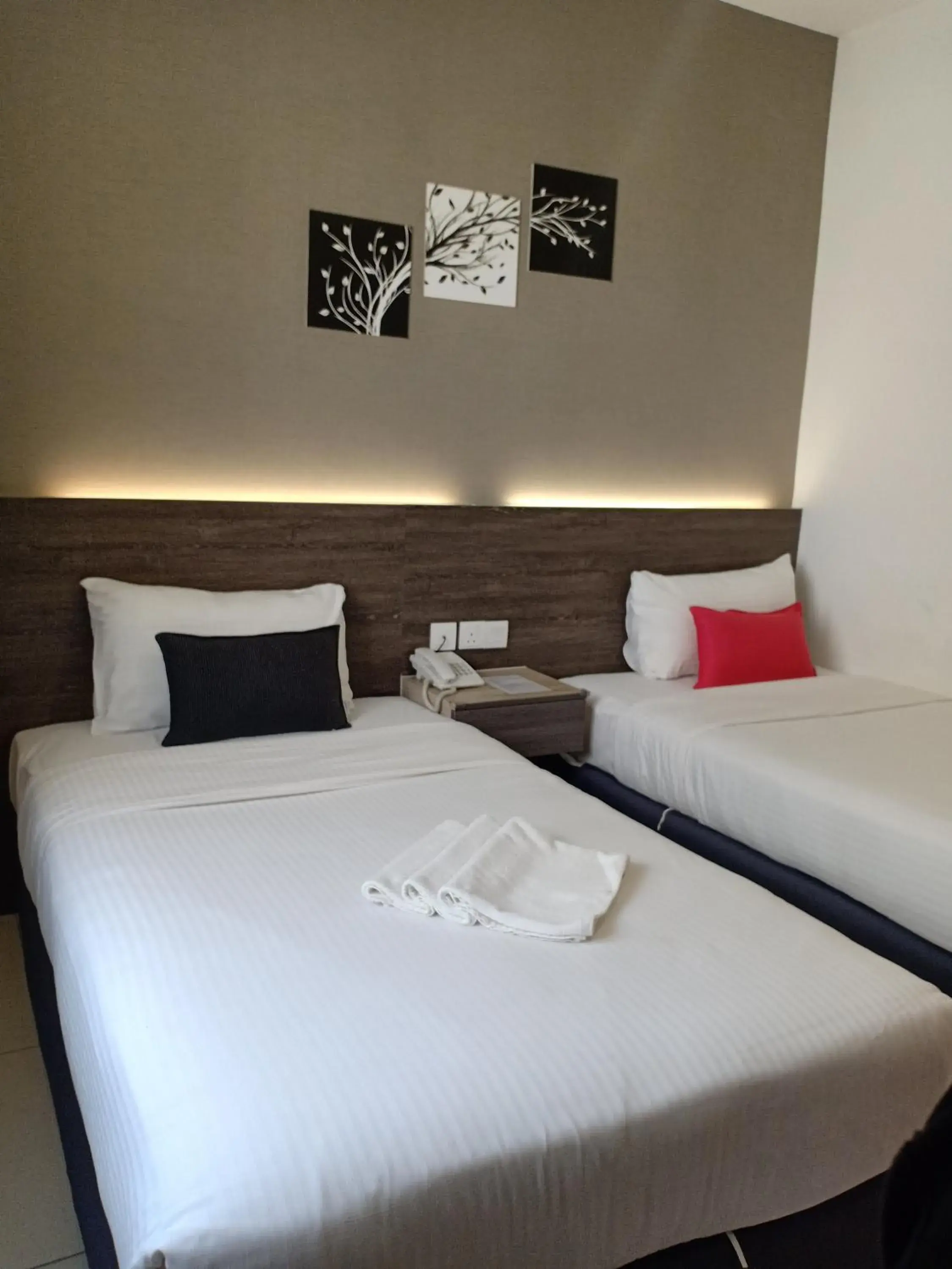 Bed in Hotel Alpha Bed in Hotel Alpha